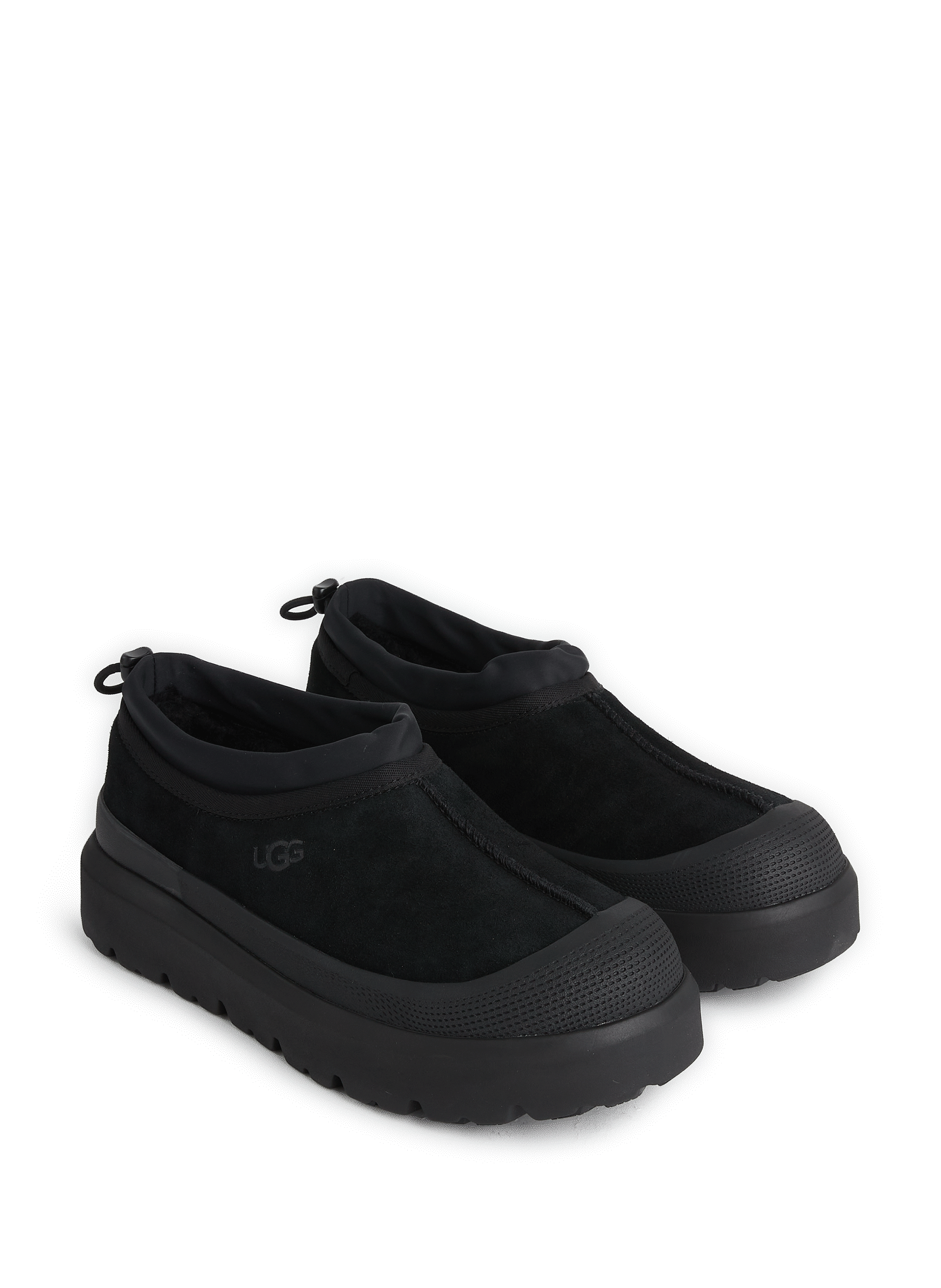 Bottines Tasman en cuir UGG Noir