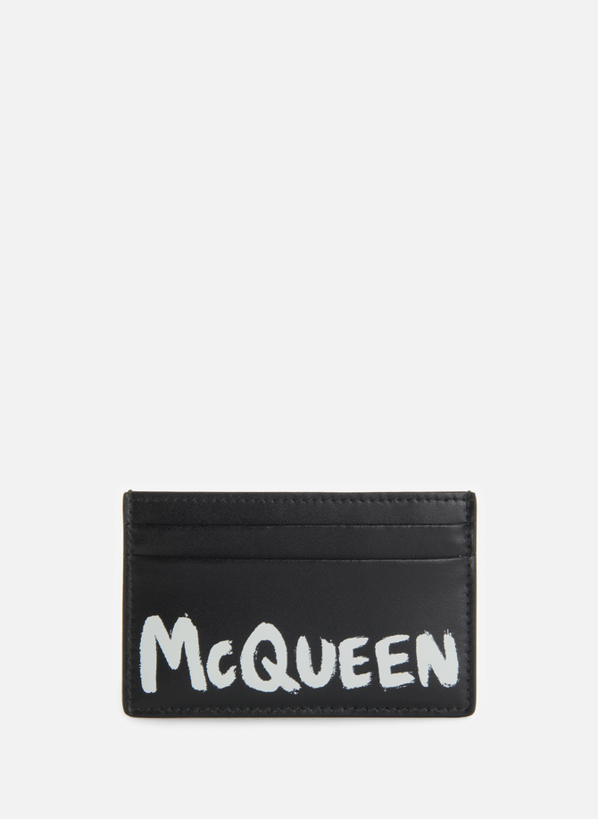 Leather card holder ALEXANDER MCQUEEN
