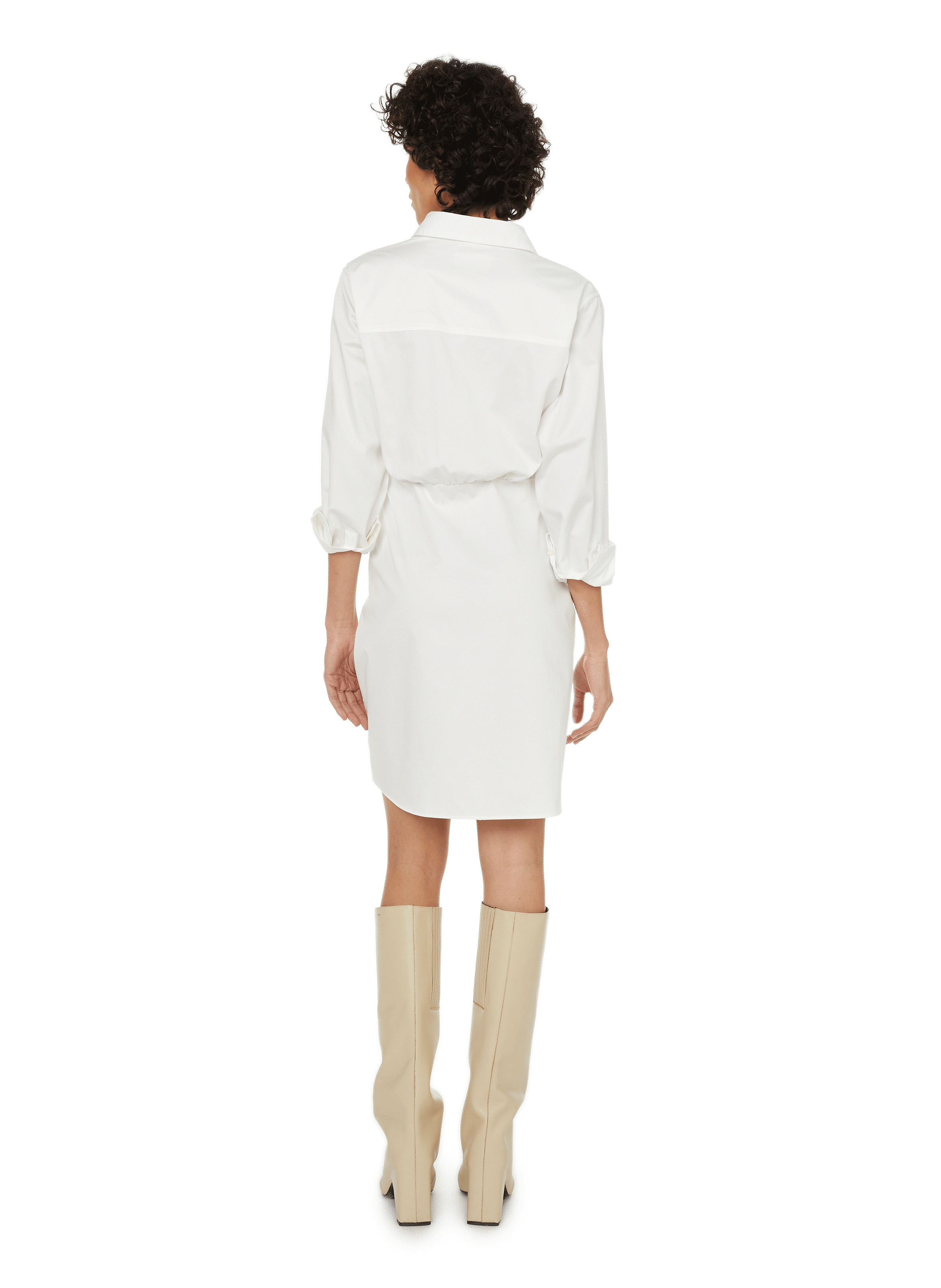 Robe chemise en coton  SAISON 1865 Blanc