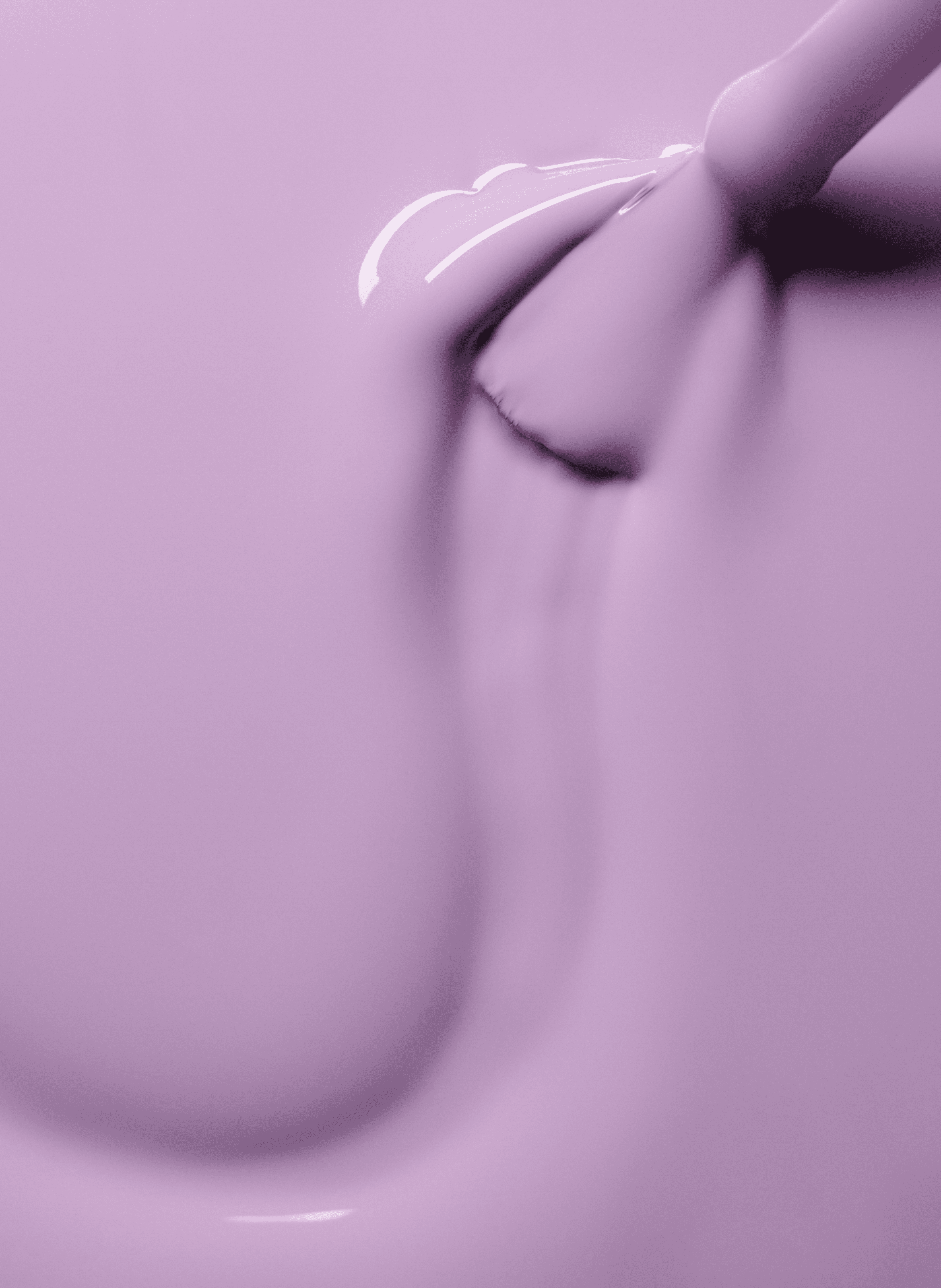 Green Nail Polish MANUCURIST Lisa lilas