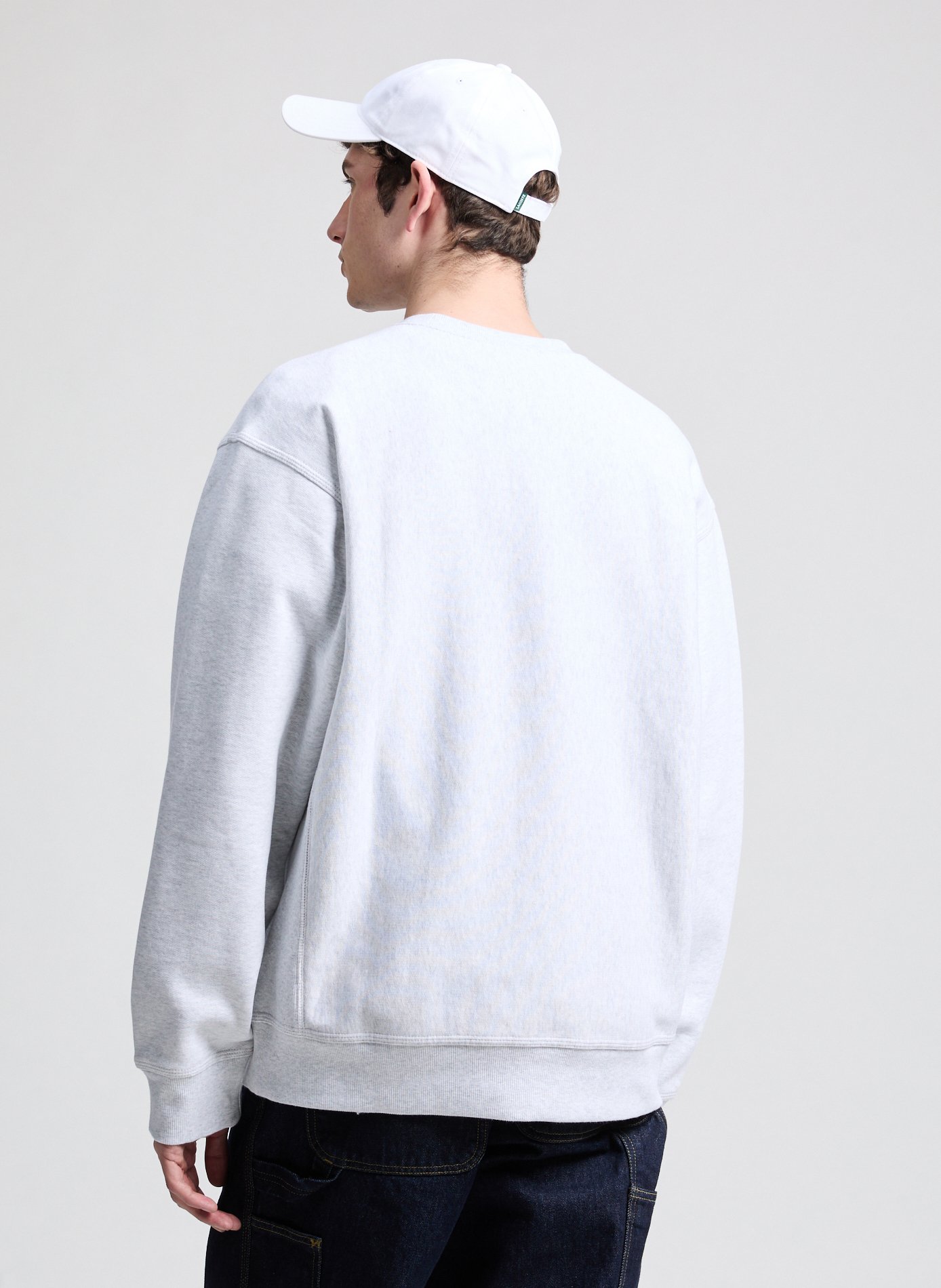 Sweatshirt à col rond en coton mélangé CARHARTT WIP Gris