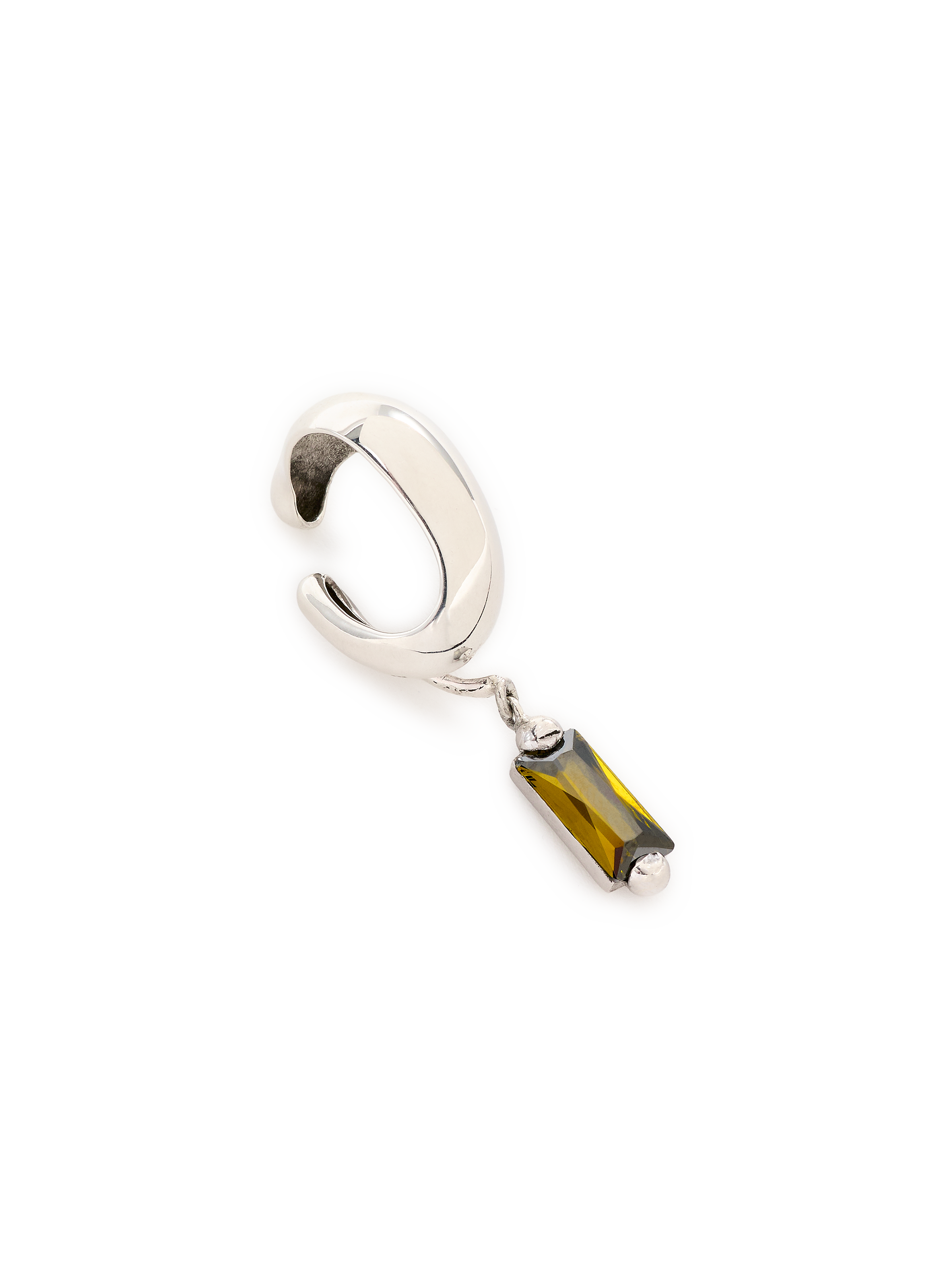 Earcuff en argent  ALAN CROCETTI Vert