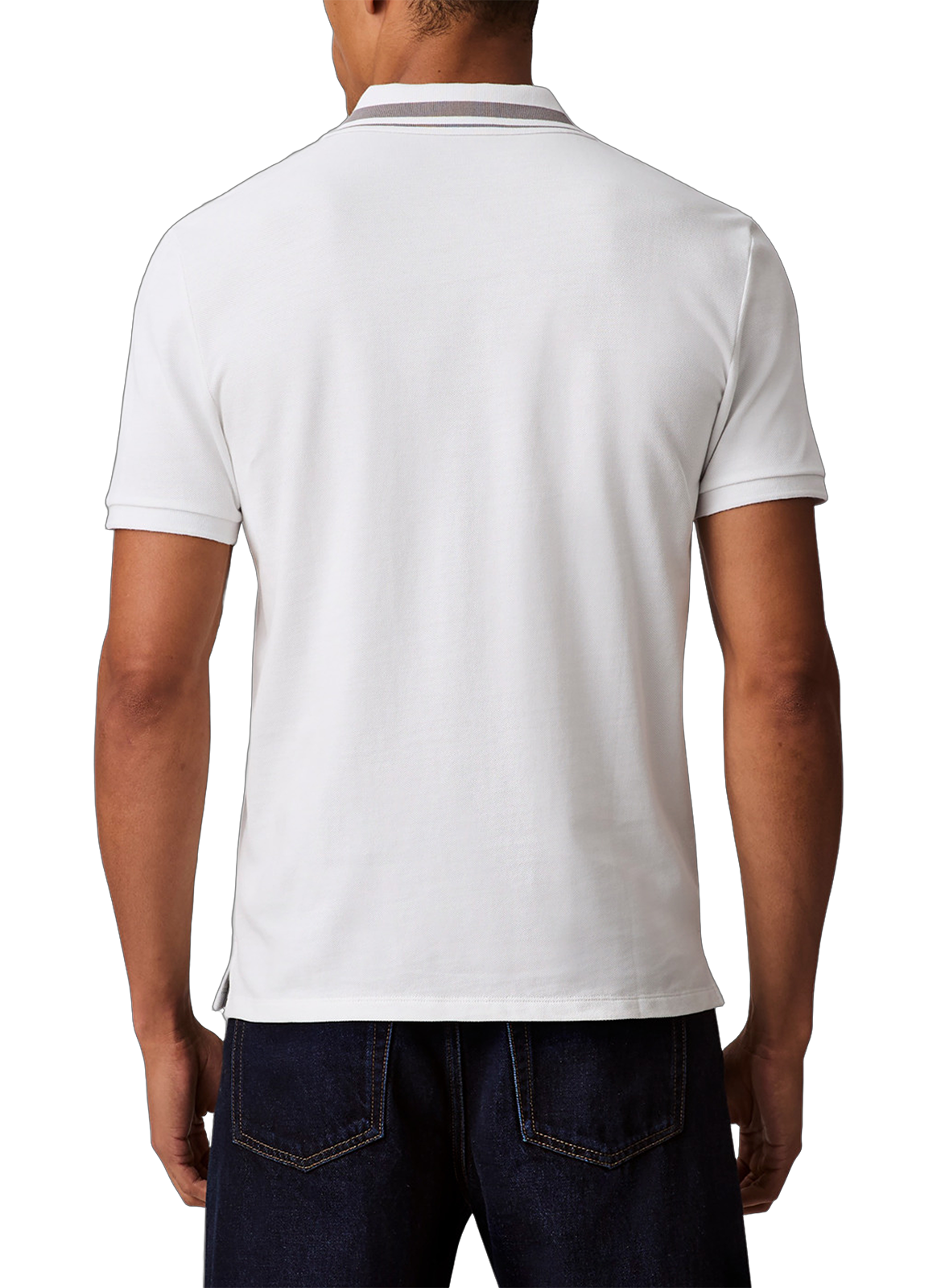 Polo en coton CALVIN KLEIN Blanc