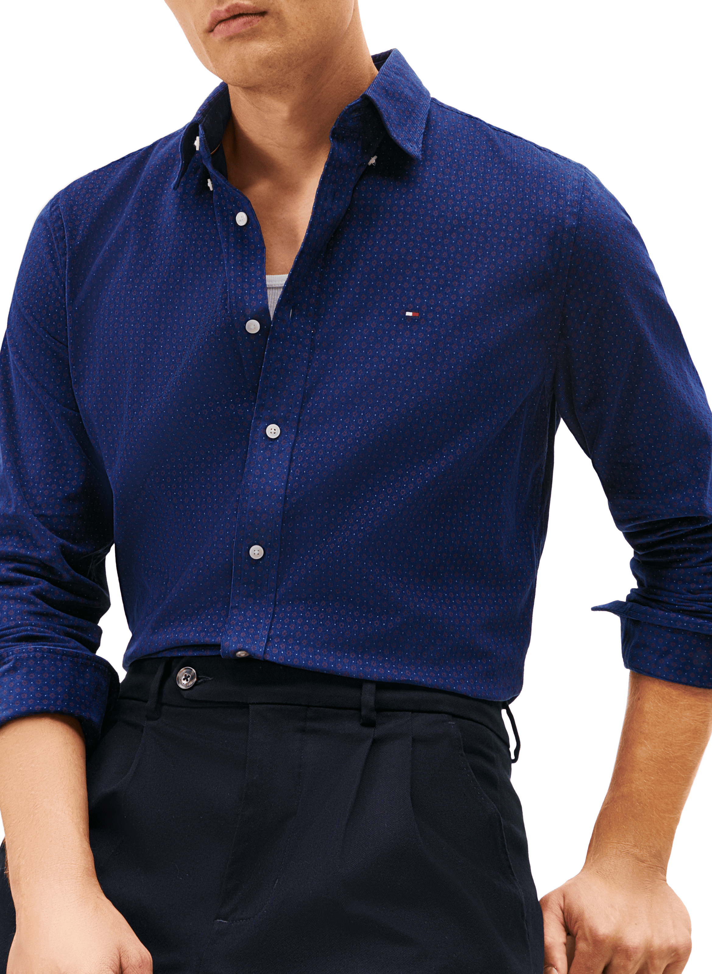 American collar cotton shirt TOMMY HILFIGER Multicolour