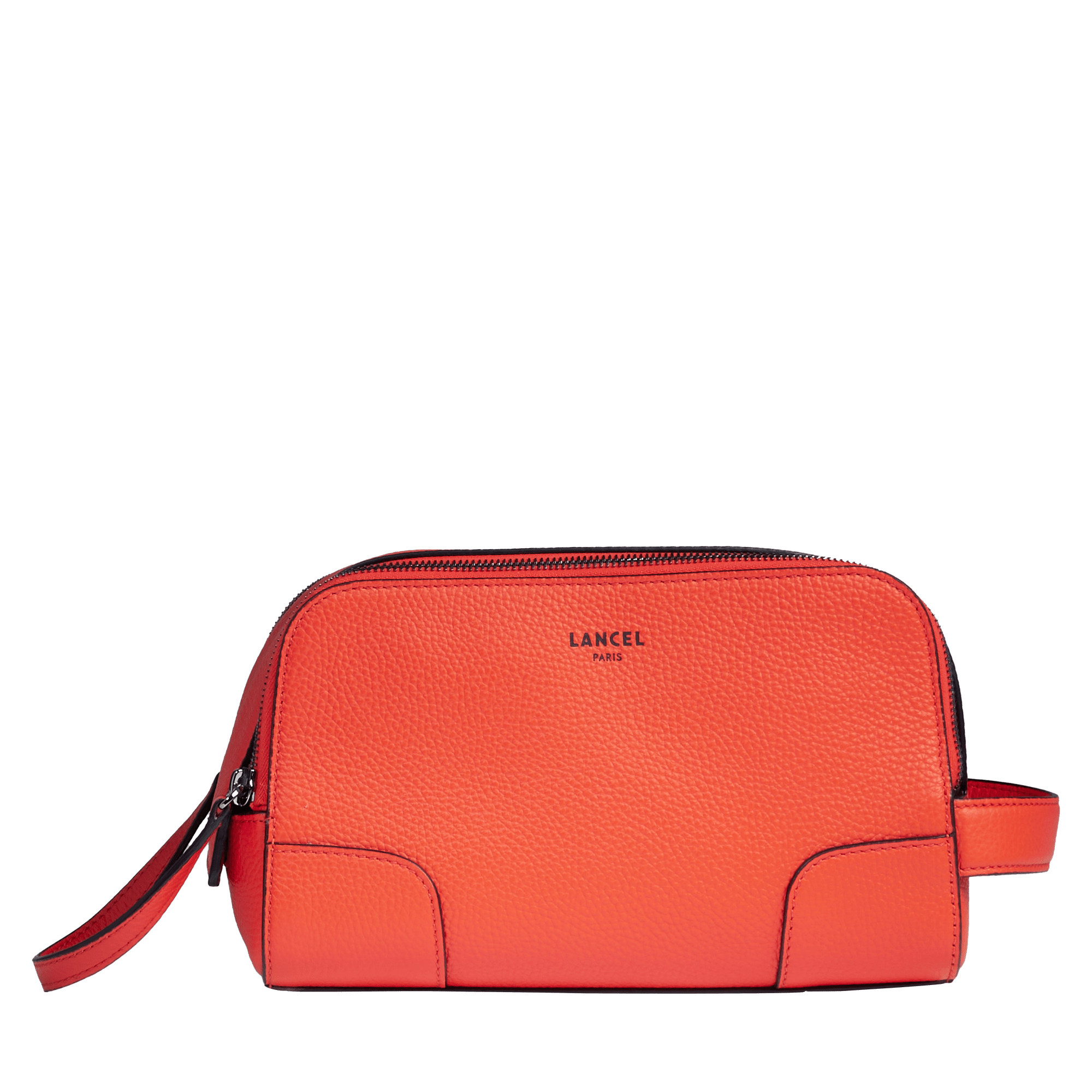 LANCEL Trousse de toilette charlie de lancel en cuir Orange