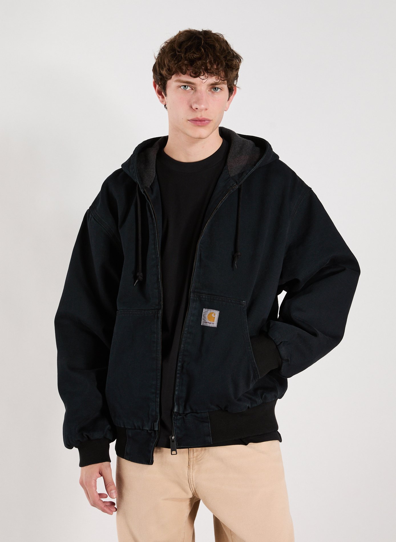 Organic cotton denim jacket CARHARTT WIP Blue