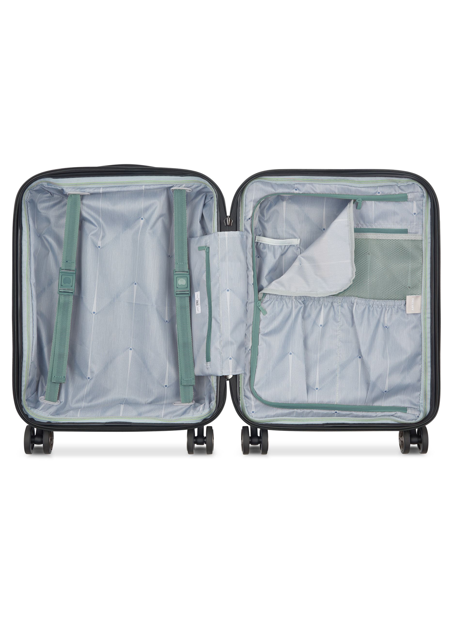 Valise cabine rigide taille s - shadow 5.0 DELSEY PARIS Vert