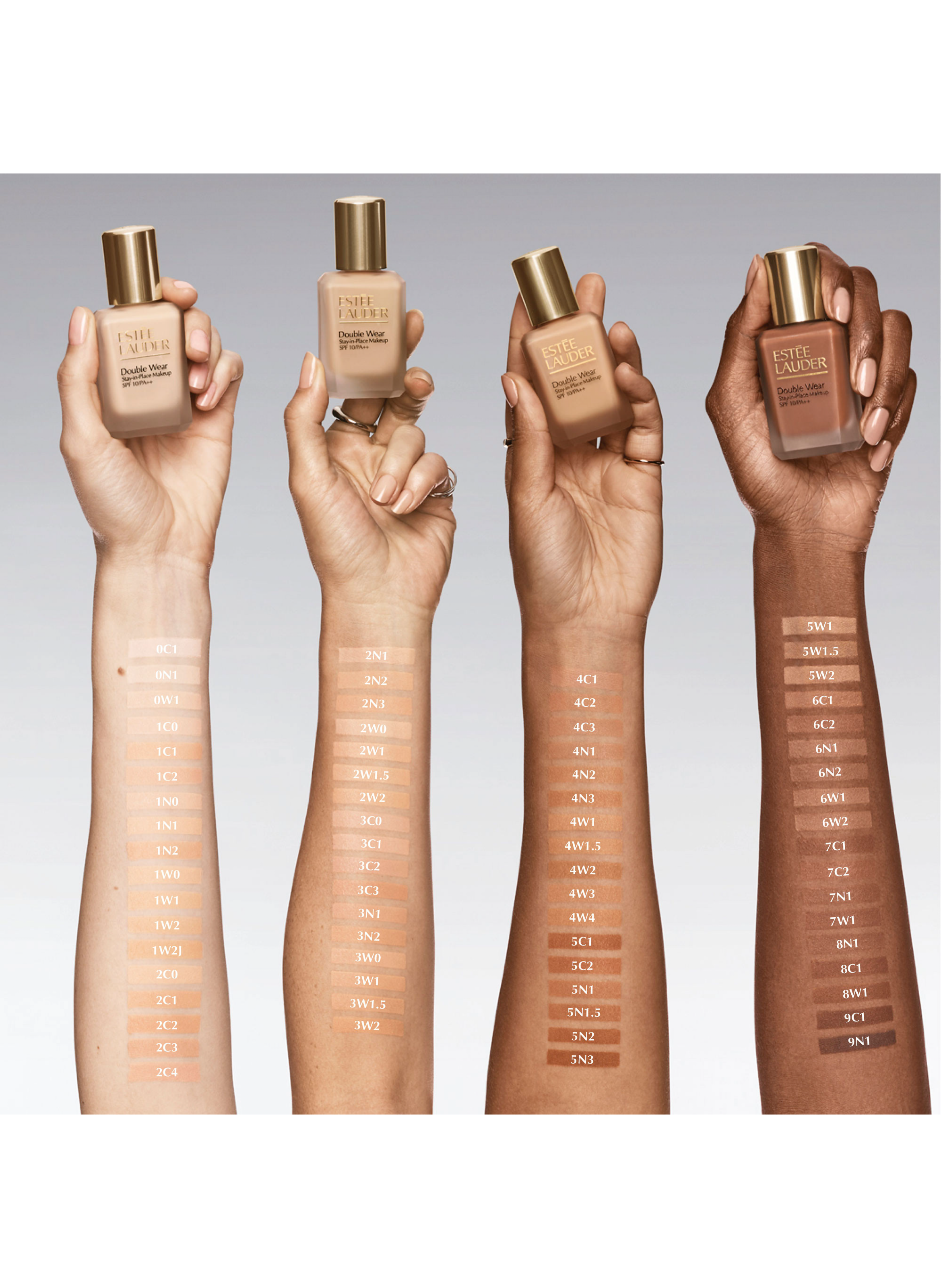 Foundation - DOUBLE WEAR - Double Wear Long-Wear Stay-in-Place Foundation SPF 10 1w1 bone