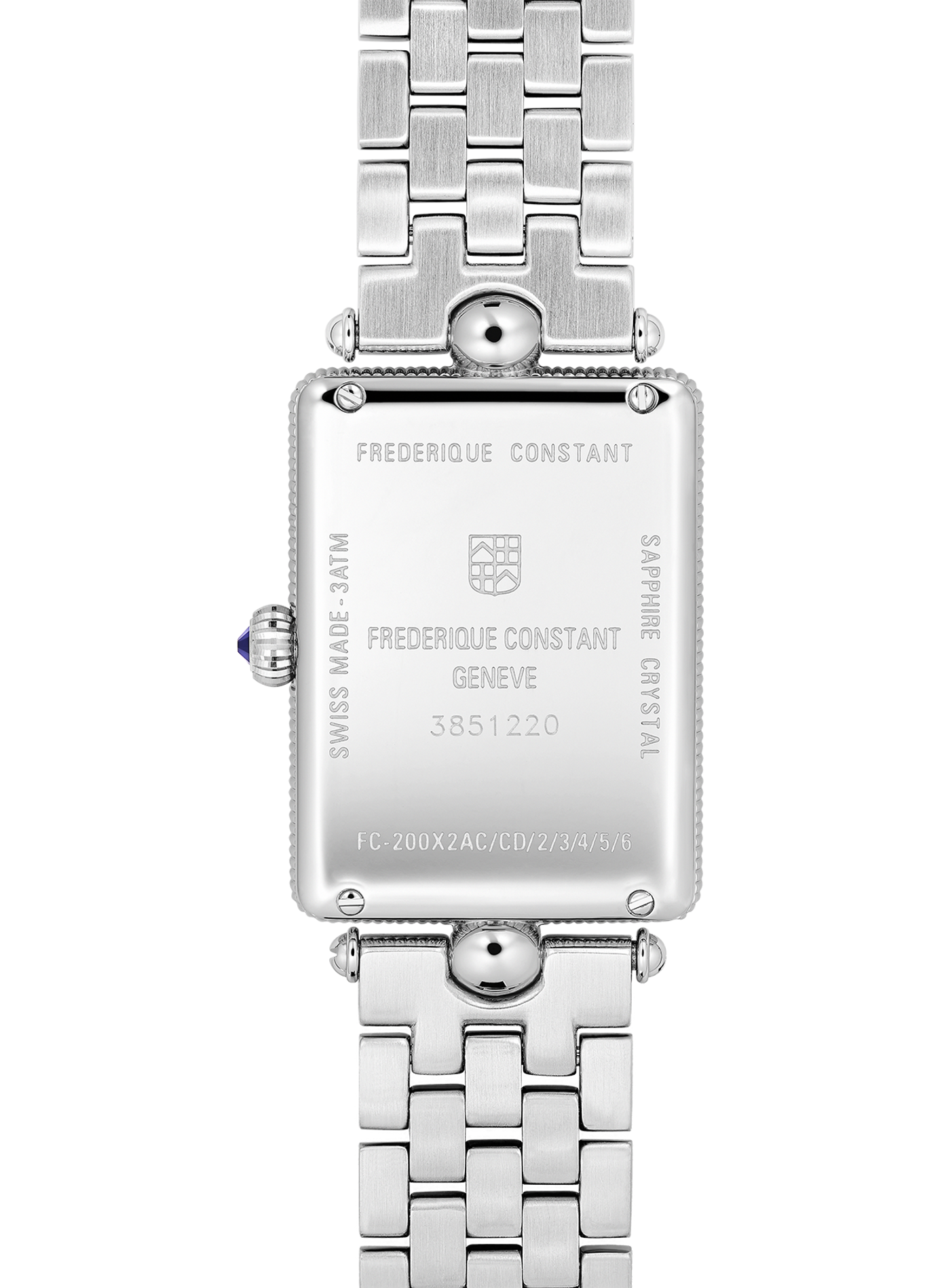 Montre à quartz en acier inoxydable FREDERIQUE CONSTANT Marron