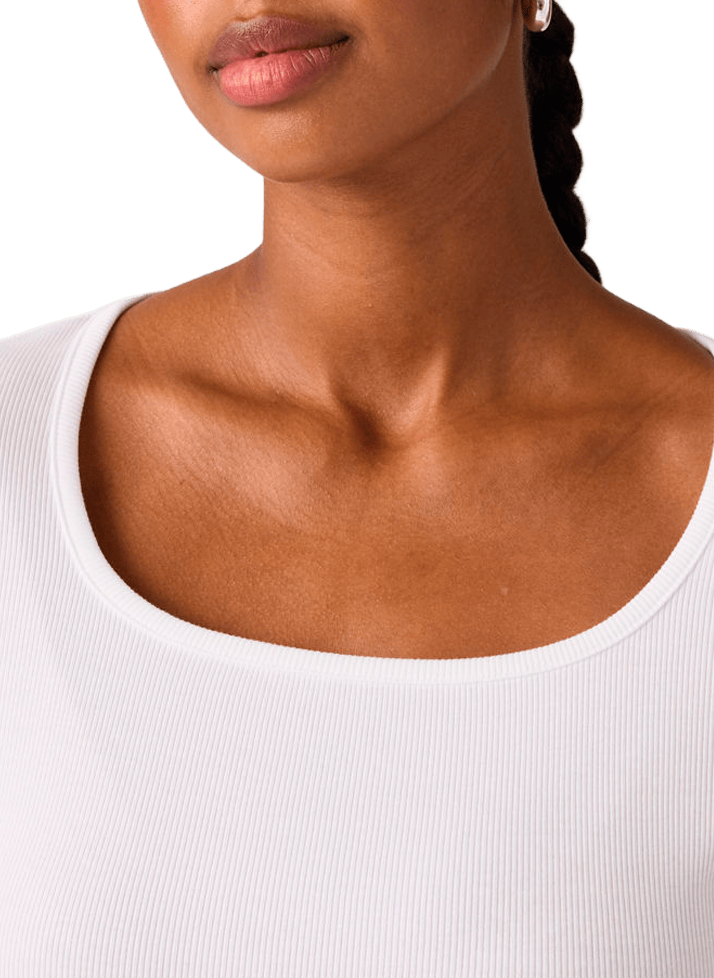 T-shirt manches longues en coton LEVI'S Blanc