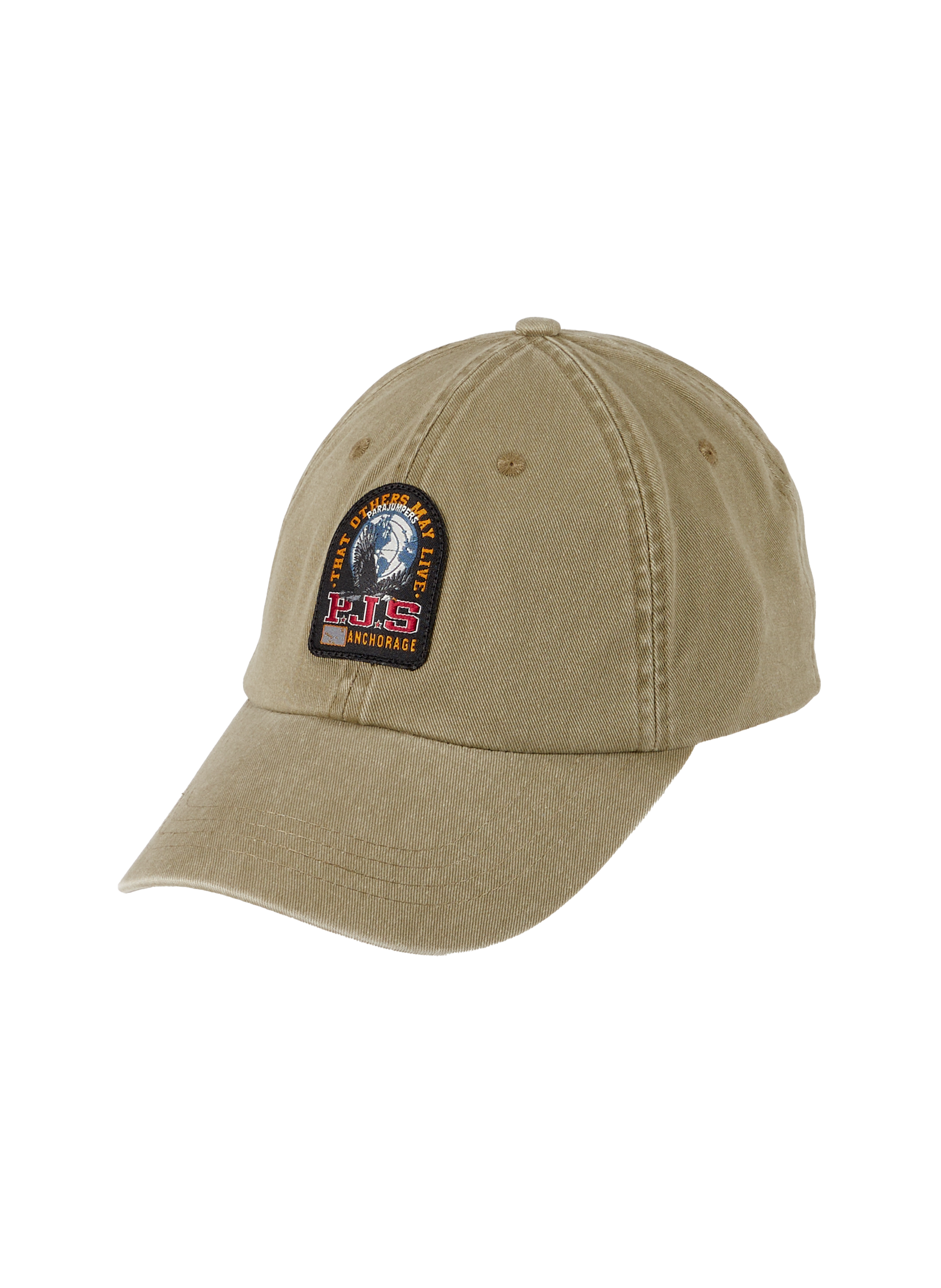 Casquette Patch en coton PARAJUMPERS Kaki