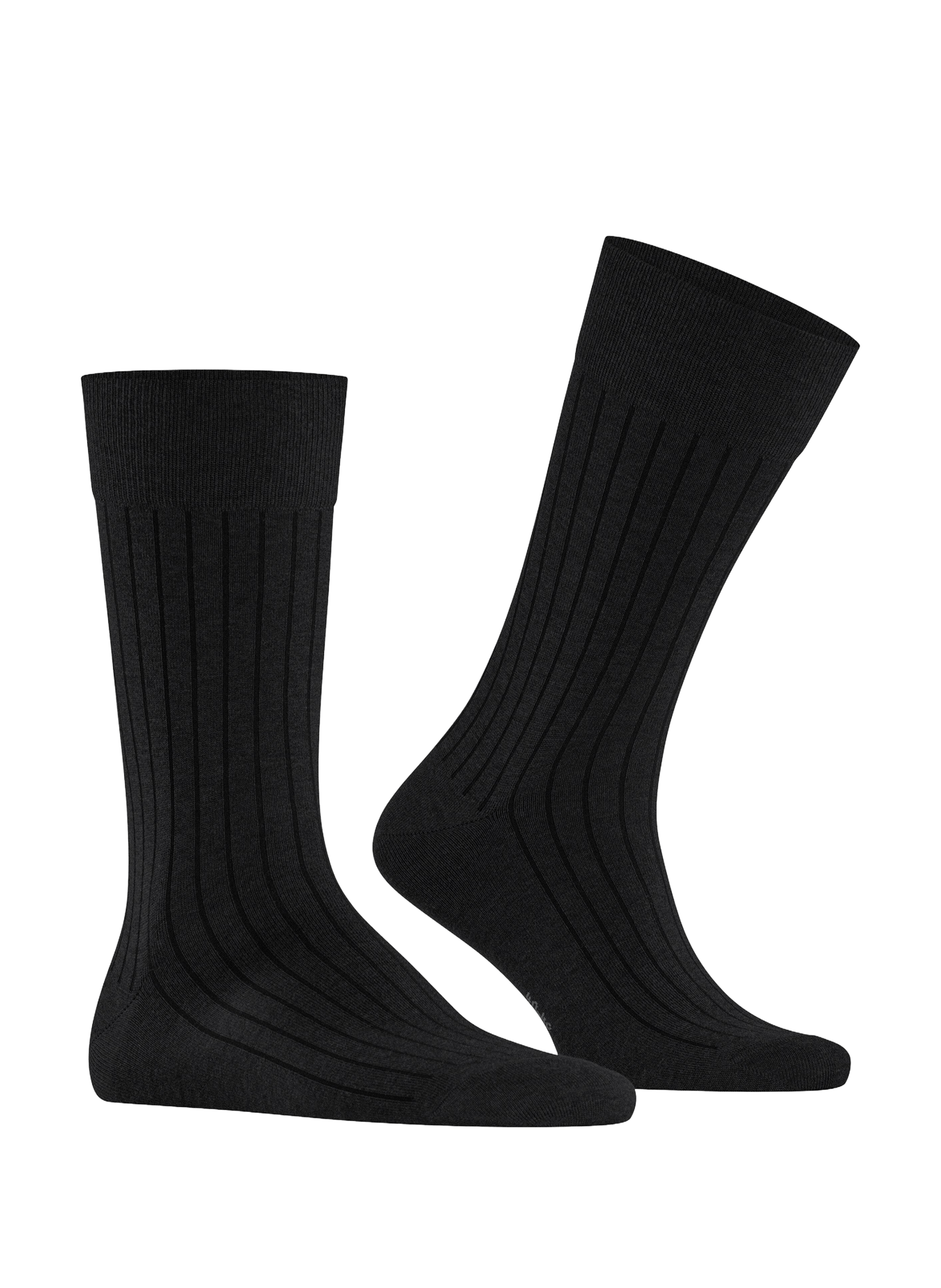 Calcetines altos de algodón mezclado BURLINGTON Negro