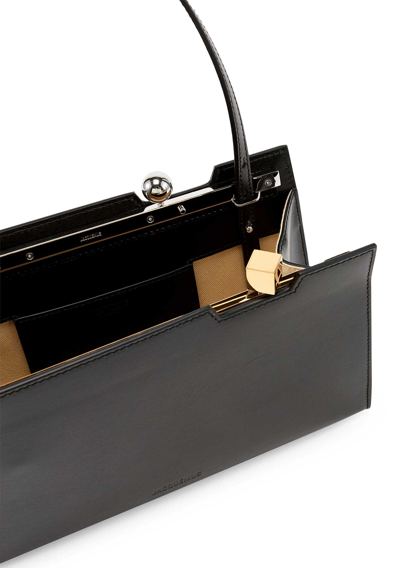 Le sac Salon en cuir JACQUEMUS Noir