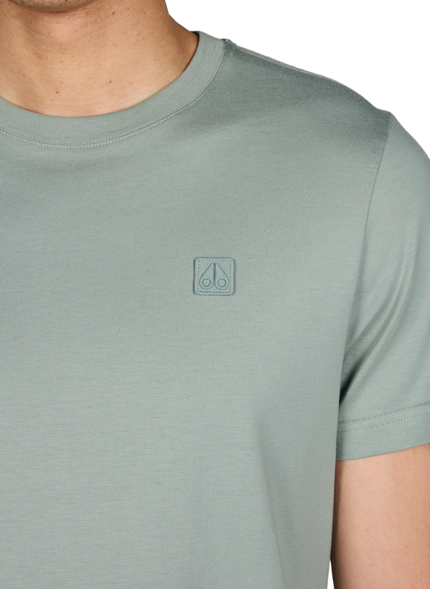 T-shirt en coton MOOSE KNUCKLES Vert