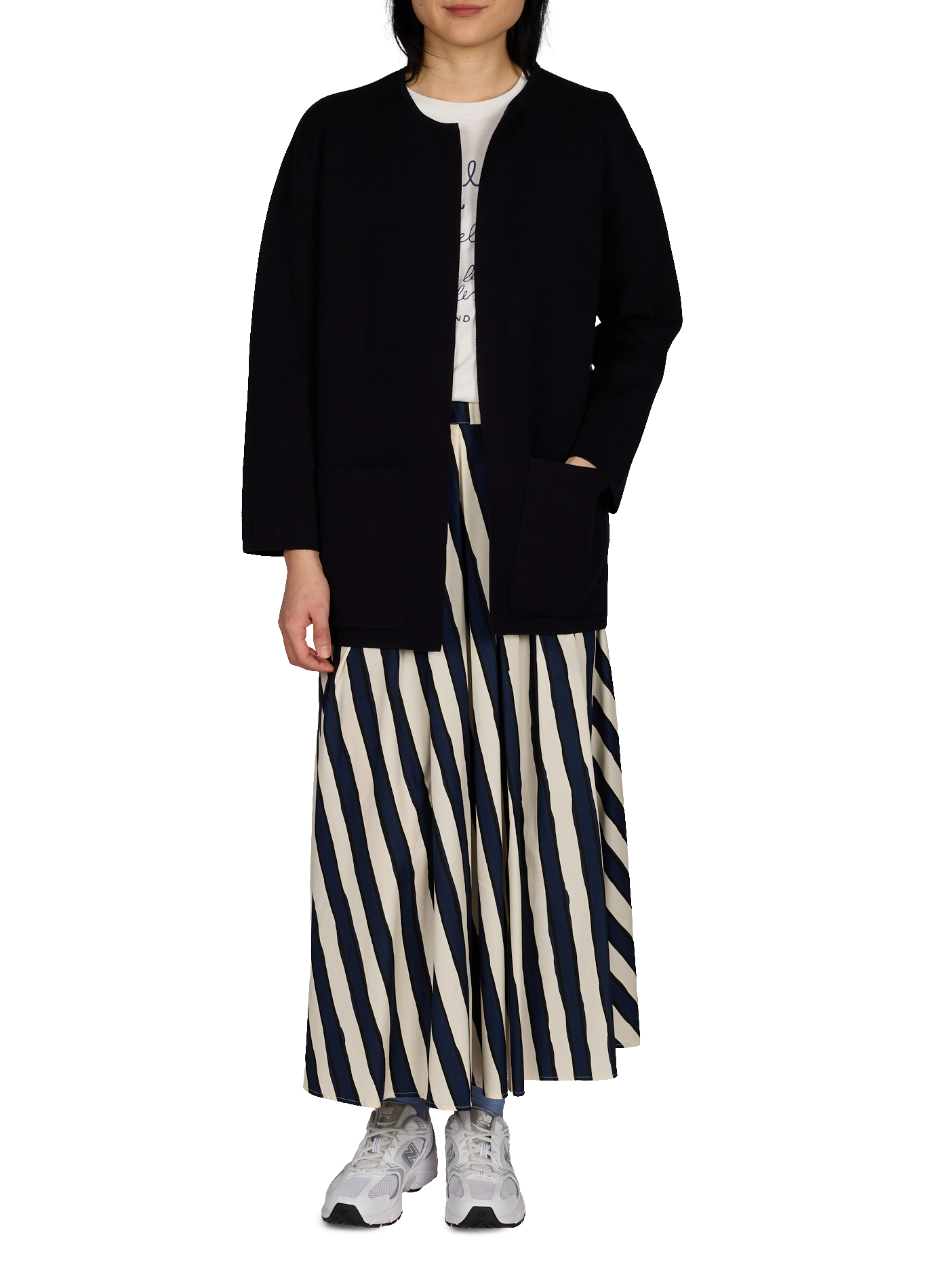 Gonna midi a righe MAX MARA WEEK END Blu