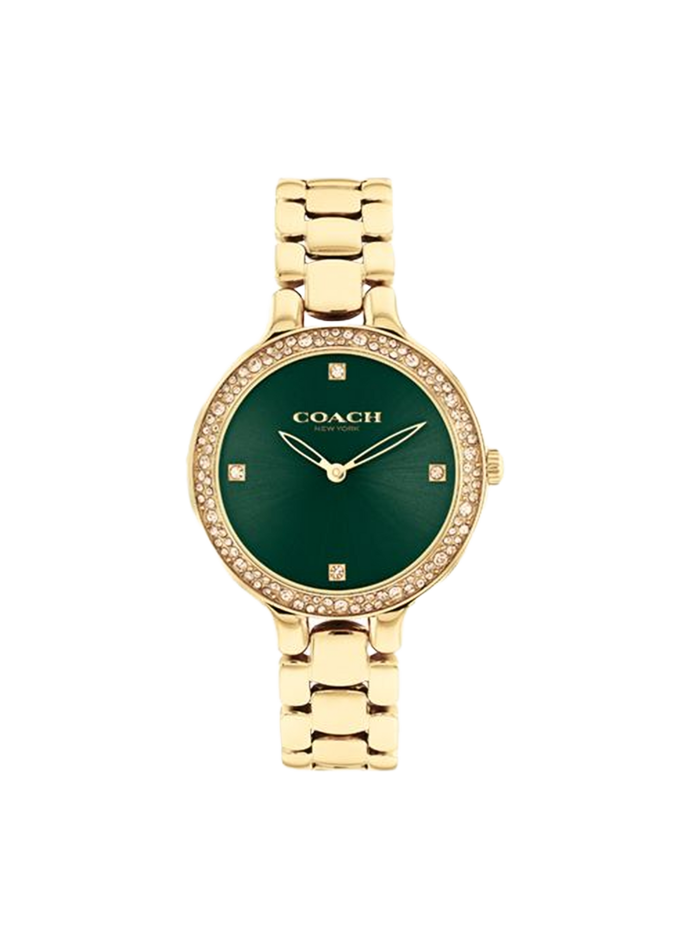 Montre quartz Chelsea en acier inoxydable COACH MONTRES Doré