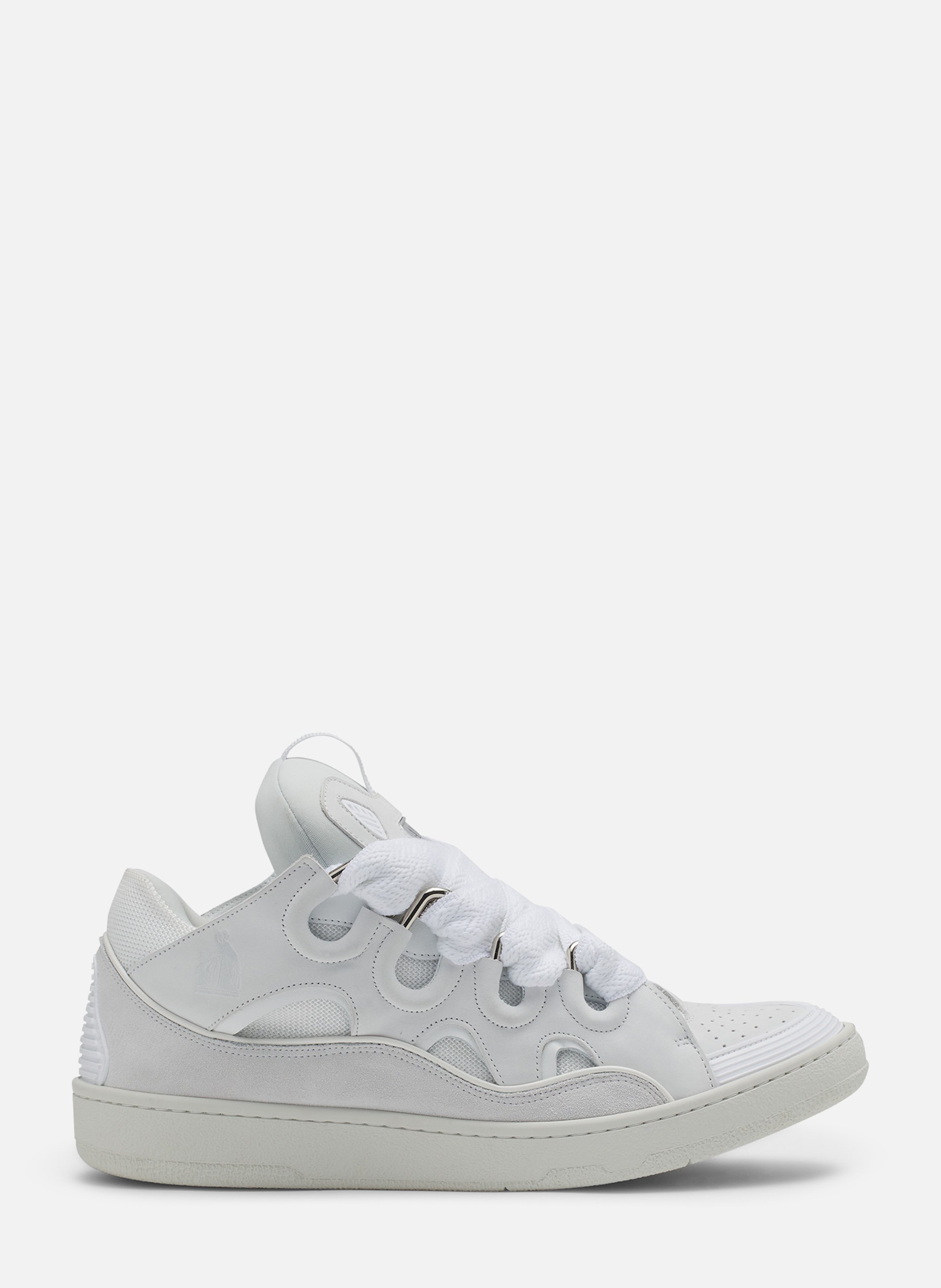 Sneakers curb en cuir LANVIN Blanc