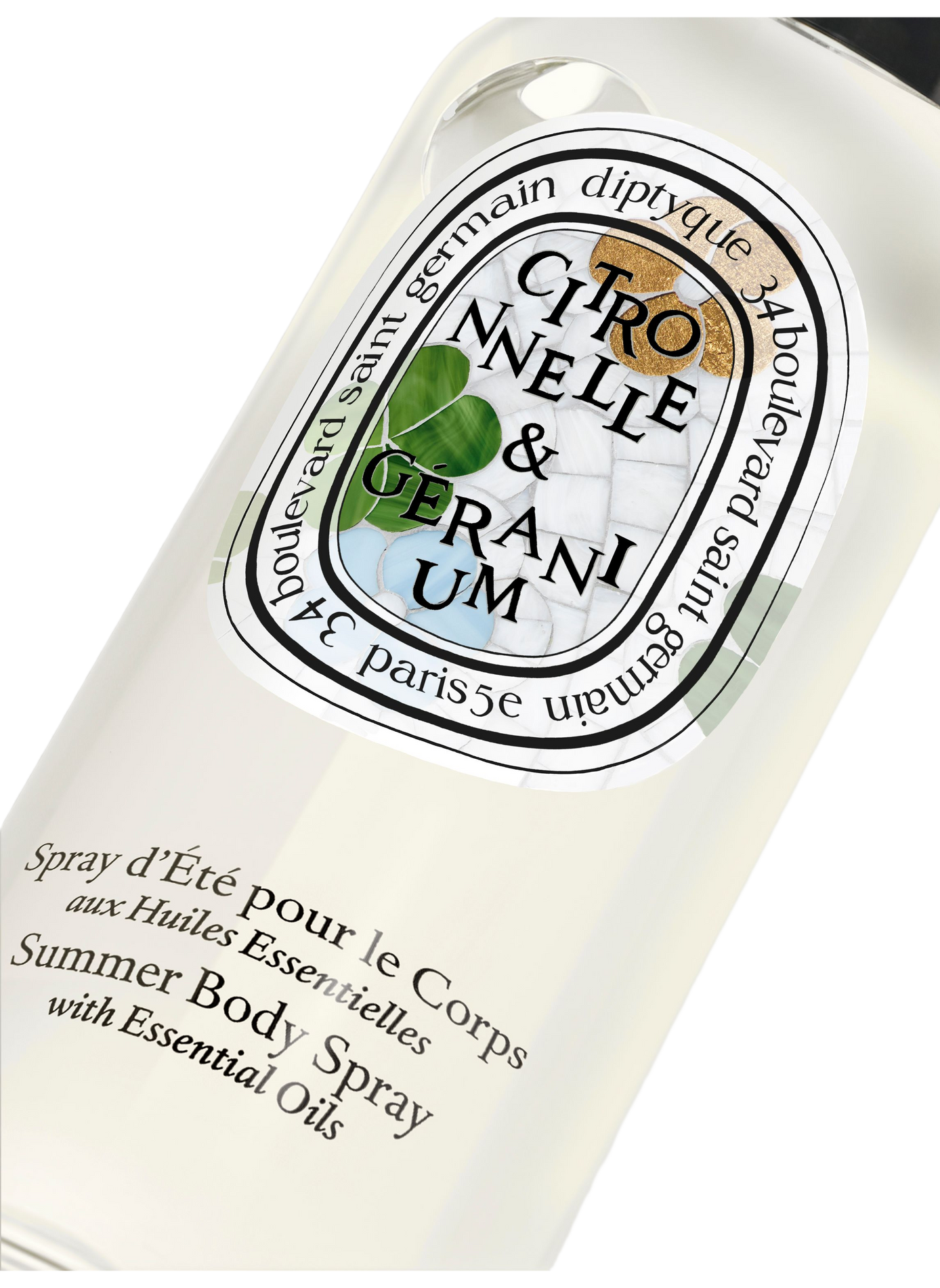 Citronnelle & Géranium - Spray d’été pour le corps aux huiles essentielles DIPTYQUE No color