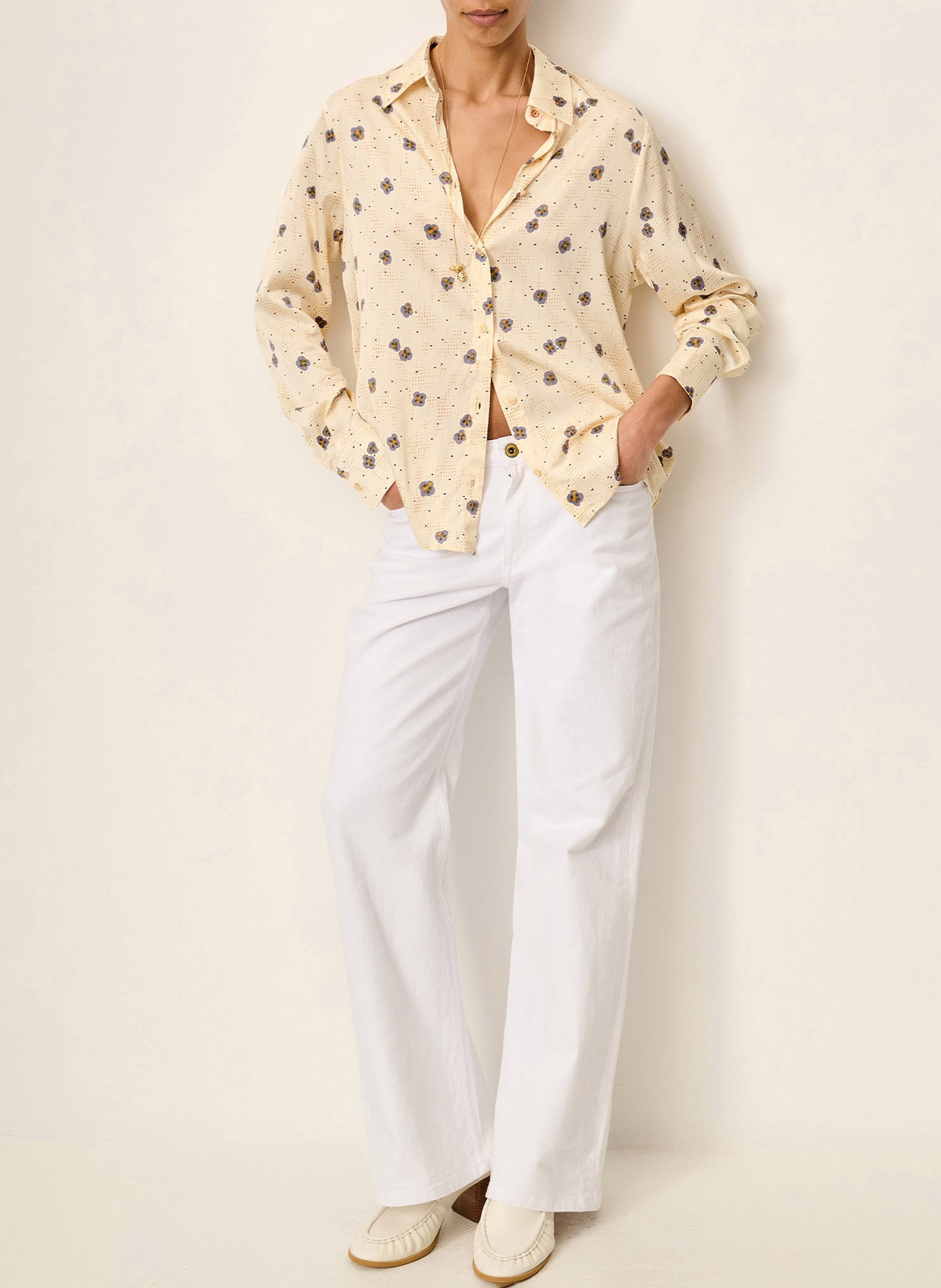 Chemise col classique imprimée britjet SESSUN Multicolore