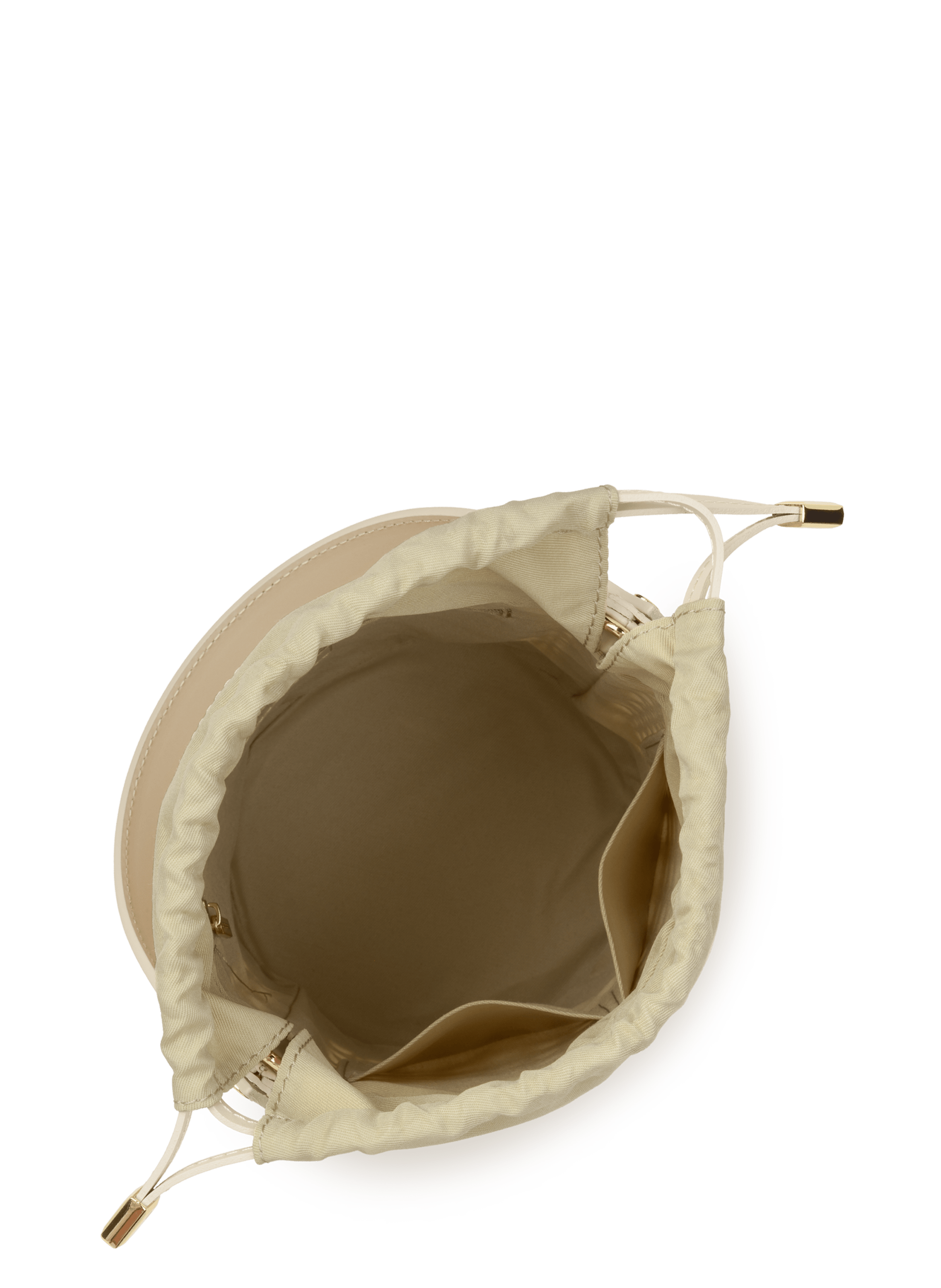 M bucket bag - cannage rotin LANCASTER Beige