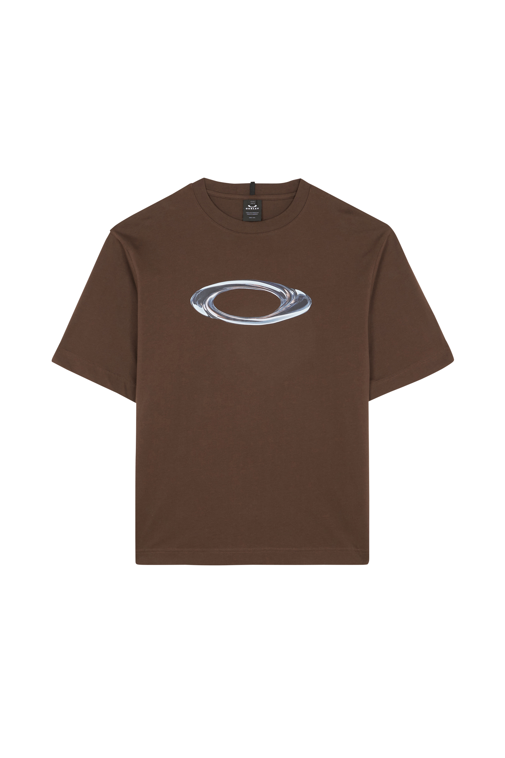 T-shirt liquid heritage ellipse ss tee OAKLEY Marron
