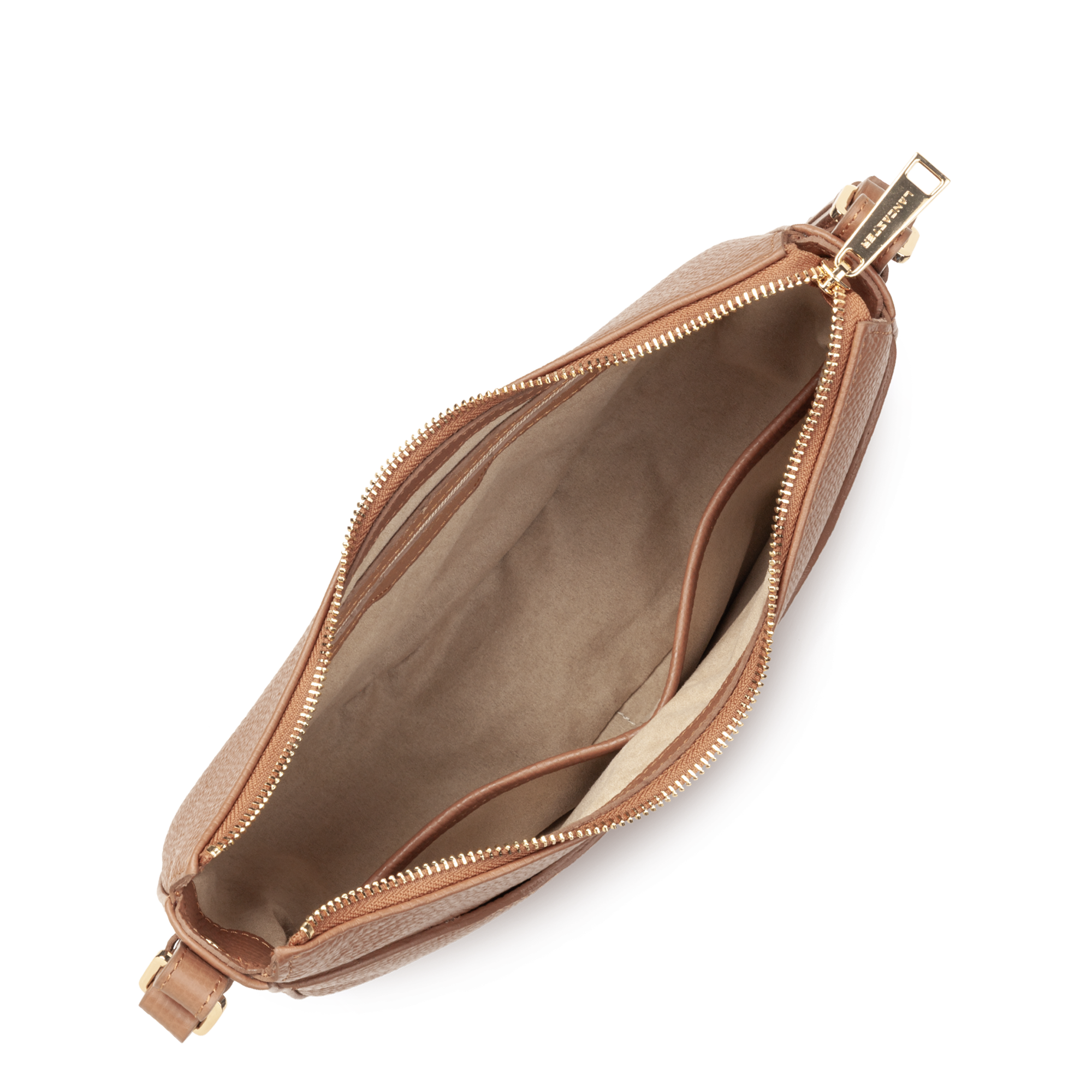 Sac demi lune - even LANCASTER Marron