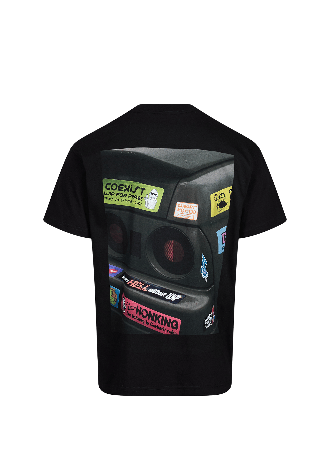Tee-shirt droit sérigraphié CARHARTT WIP Noir