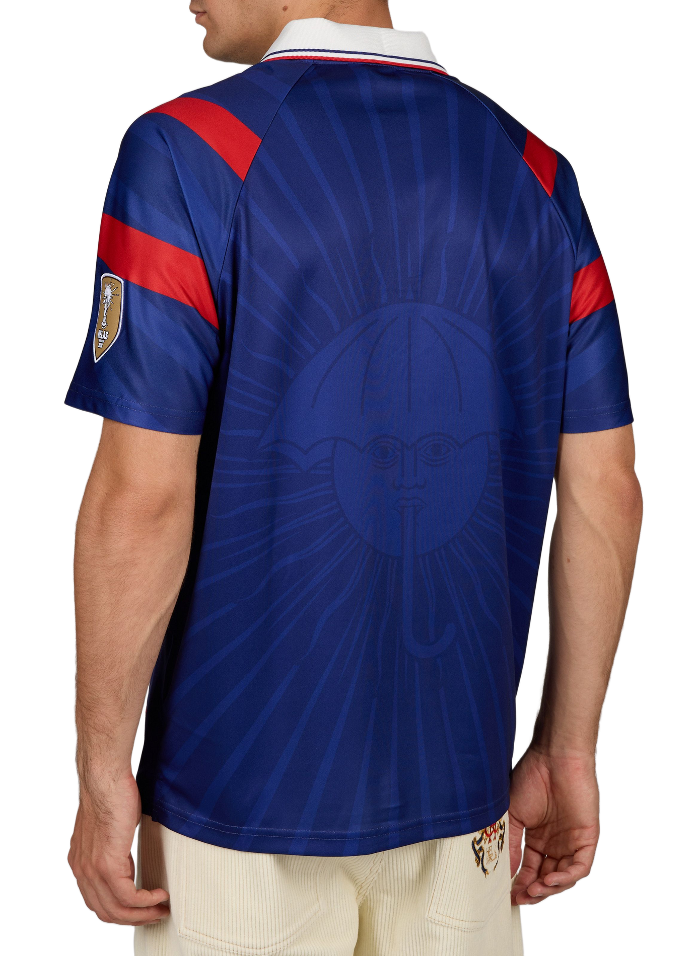Football polo collar t-shirt HELAS CAPS Blue