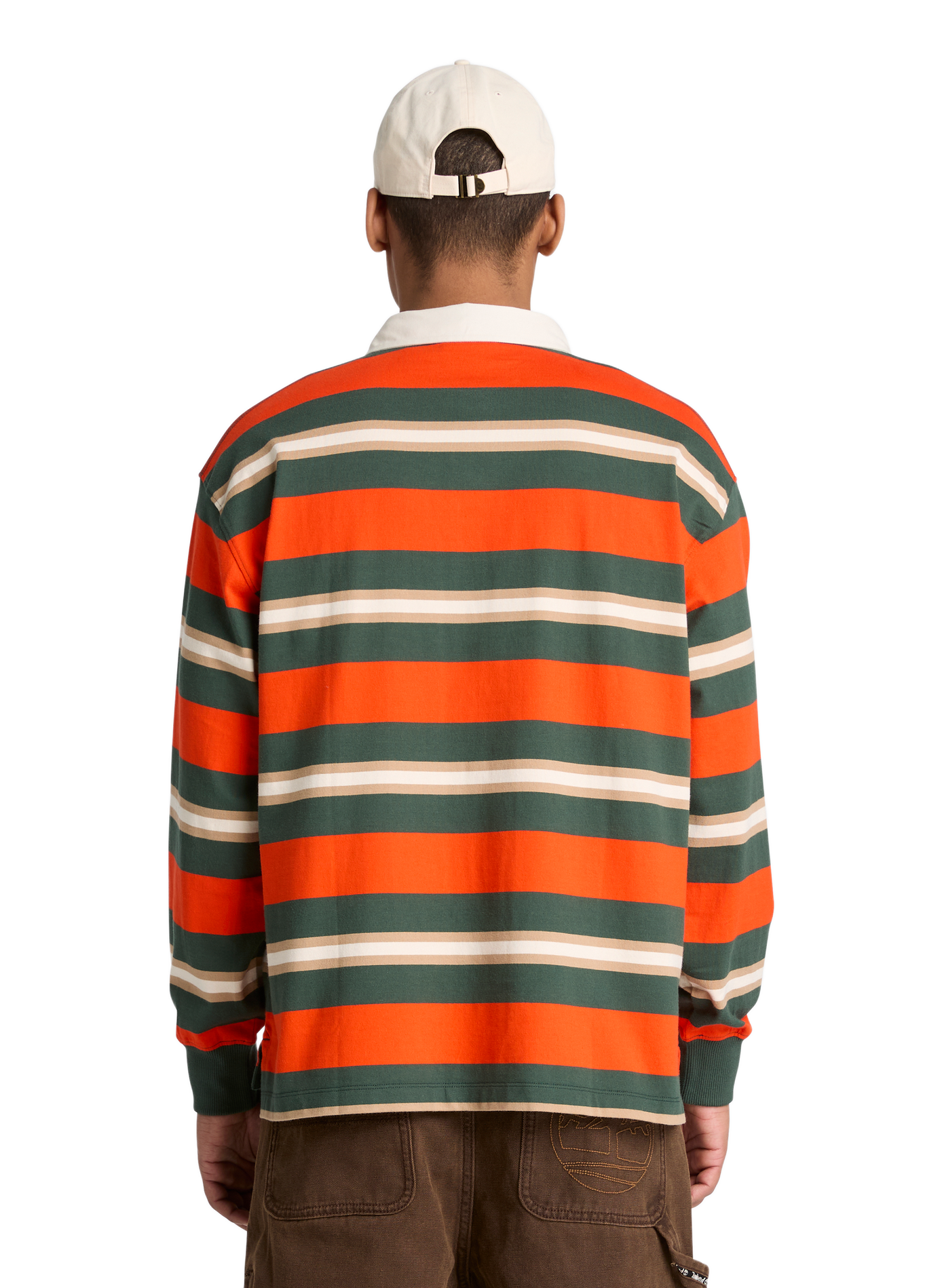 Polo manches longues en coton TIMBERLAND Orange