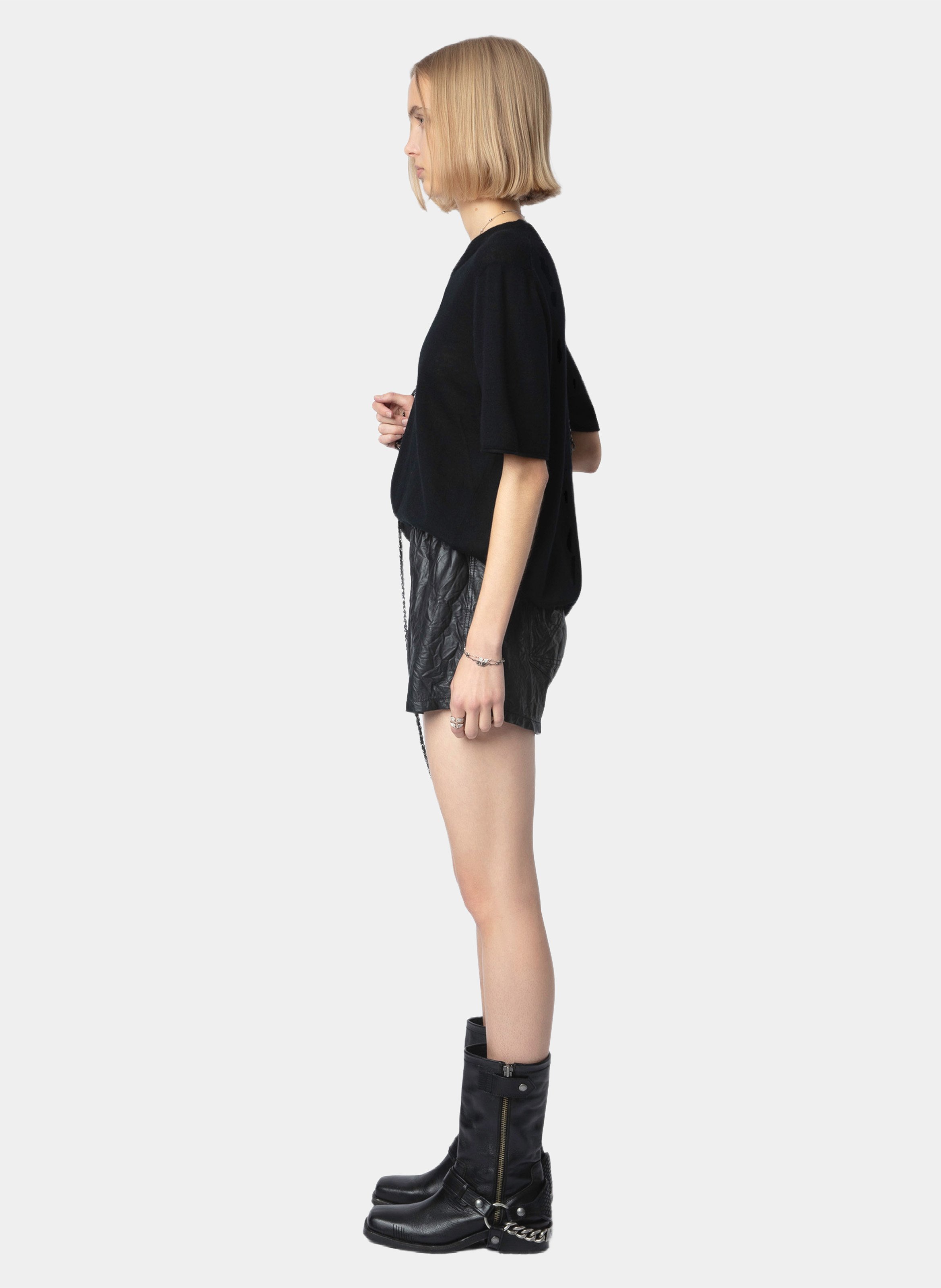 Pull col rond en cachemire ida ZADIG&VOLTAIRE Noir