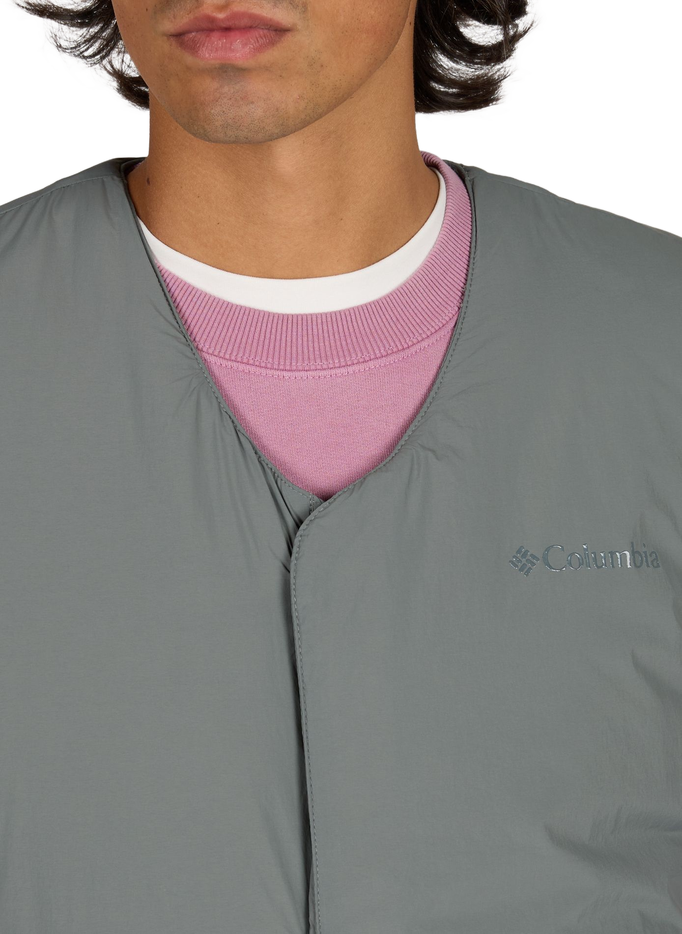 Street Heights™ Insulated and Quilted Sleeveless Jacket COLUMBIA Grey