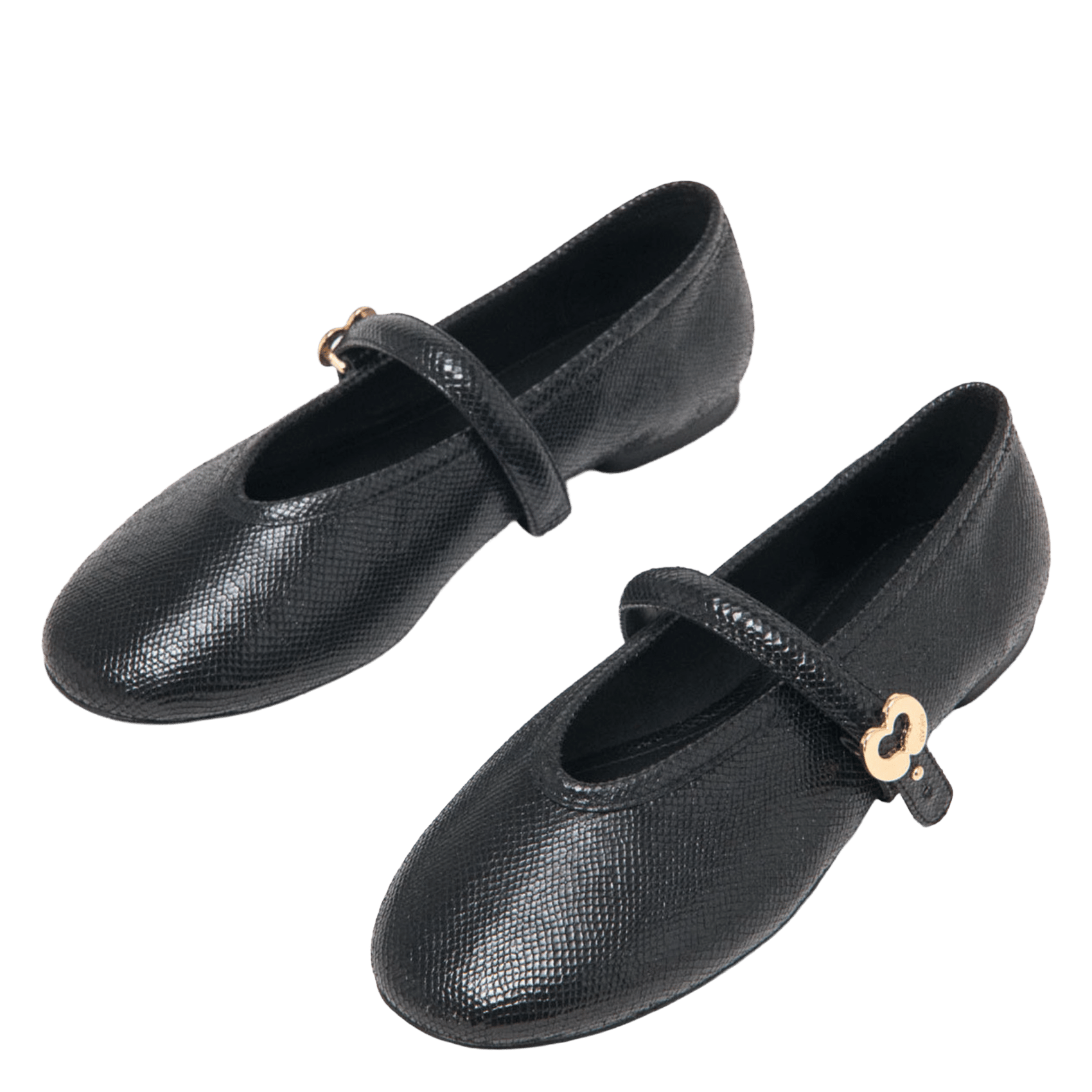 Ballerines à bride en cuir MAJE Noir