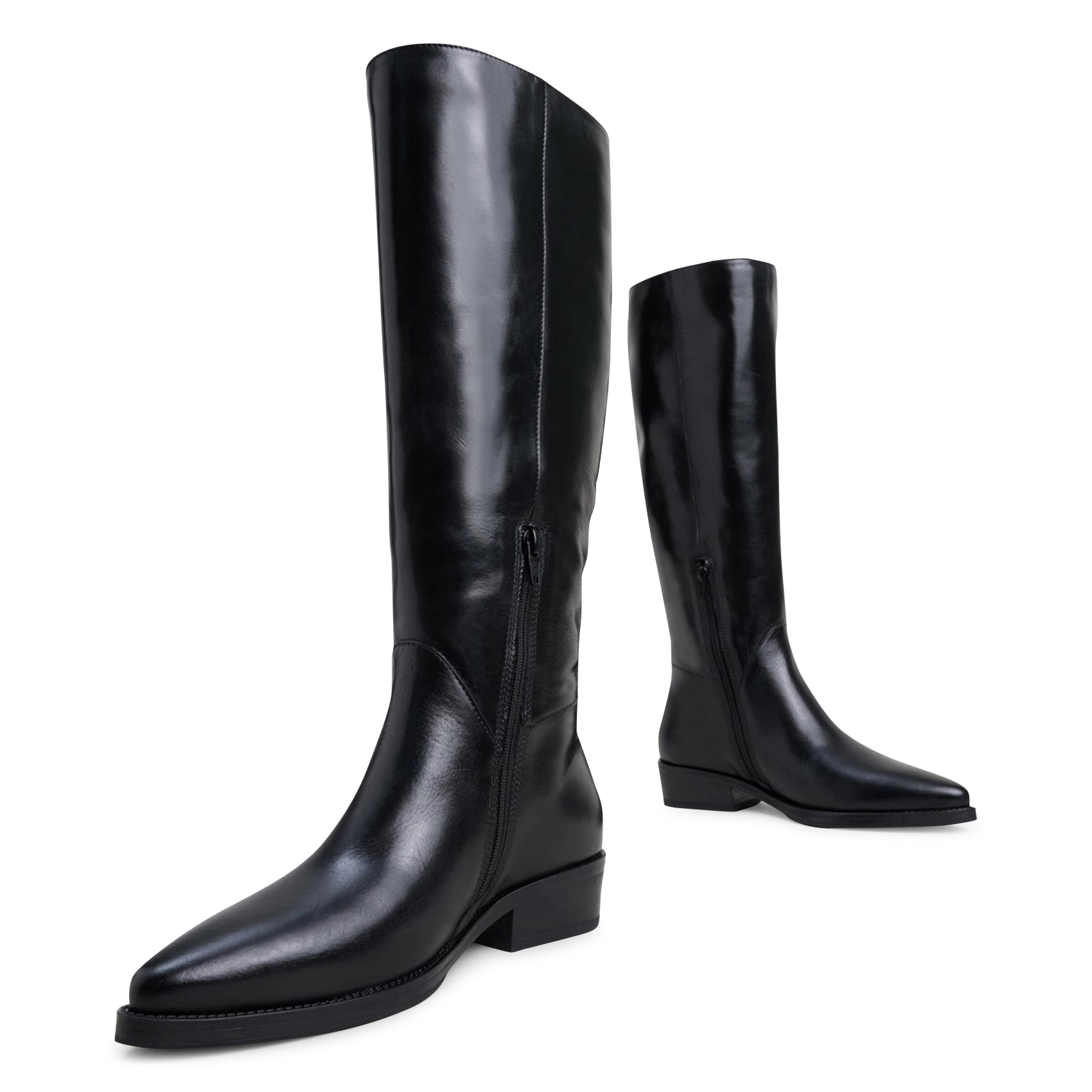 Bottes en cuir clarisse JONAK Noir