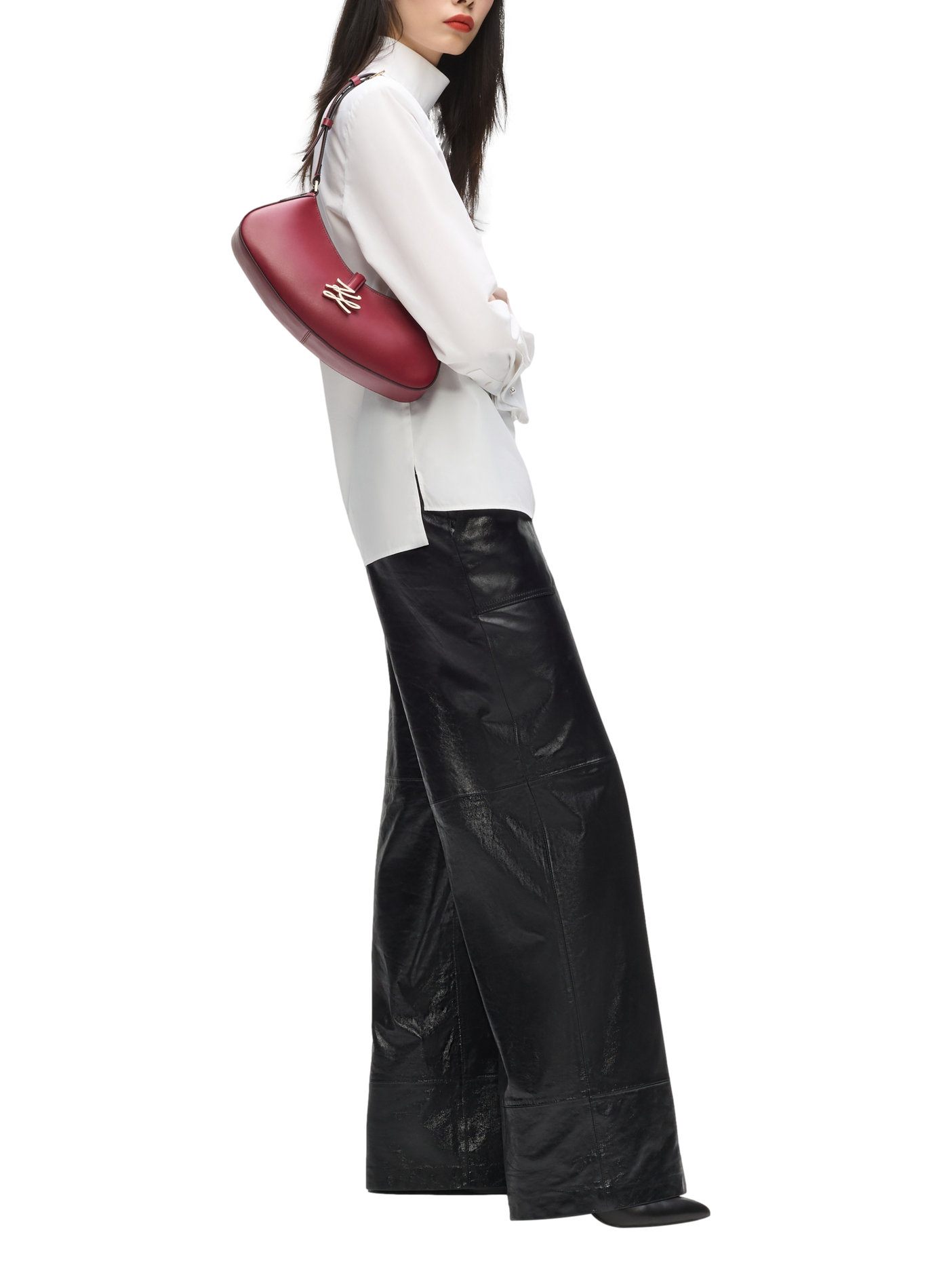 K/Autograph leather shoulder bag | Multicolour KARL LAGERFELD Women