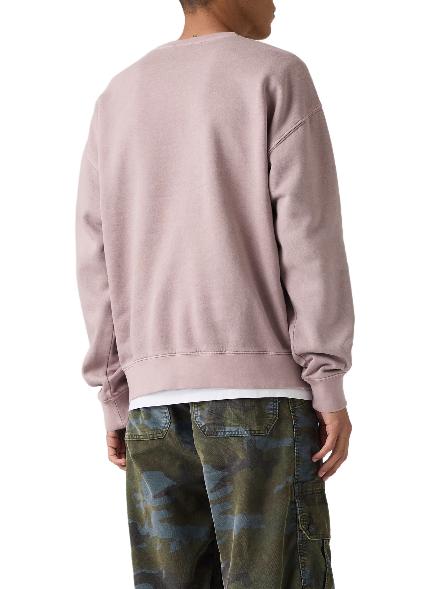 Rundhalsausschnitt-Sweatshirt aus Baumwolle LEVI'S Rosa