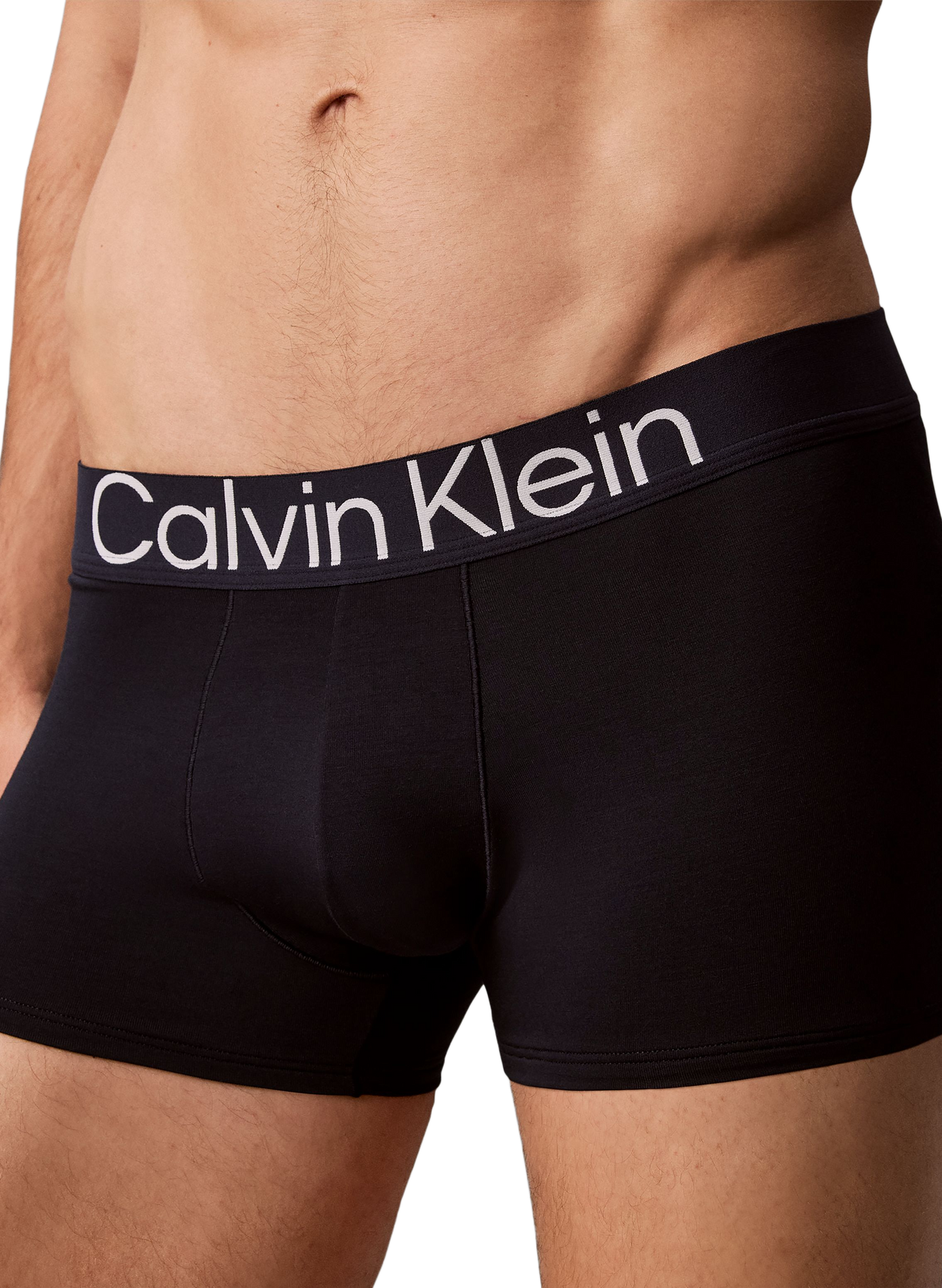 Lot de 5 boxers unis CALVIN KLEIN Multicolore