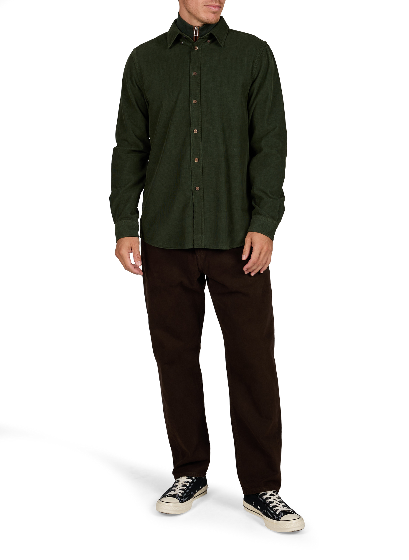 Wijde katoenen jeans PAUL SMITH Bruin