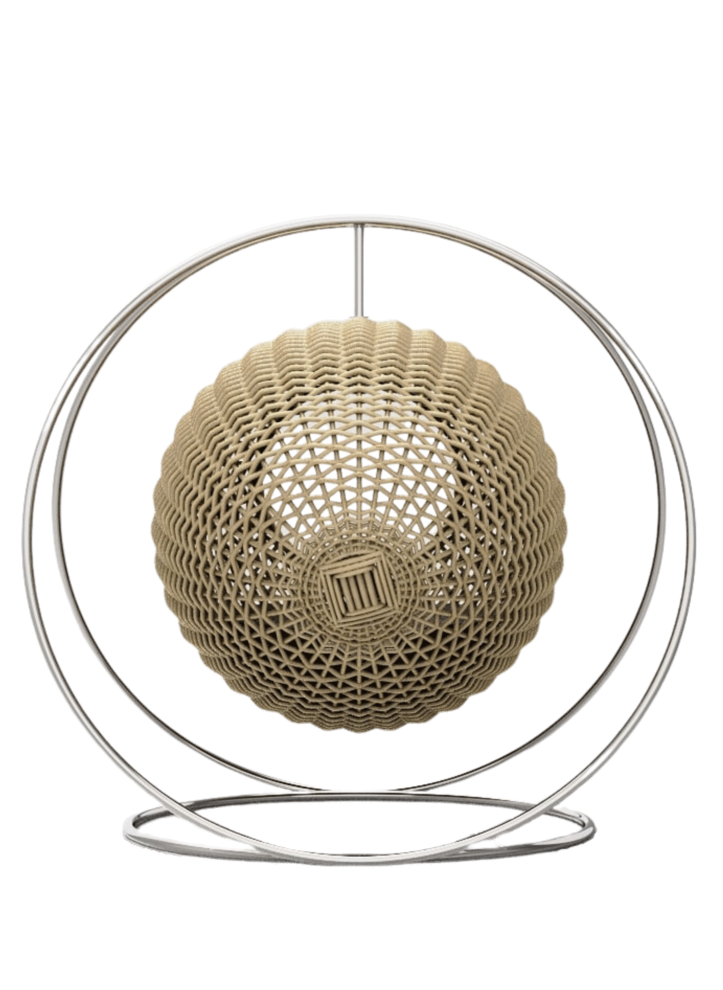 Solar wicker cat tree Beige