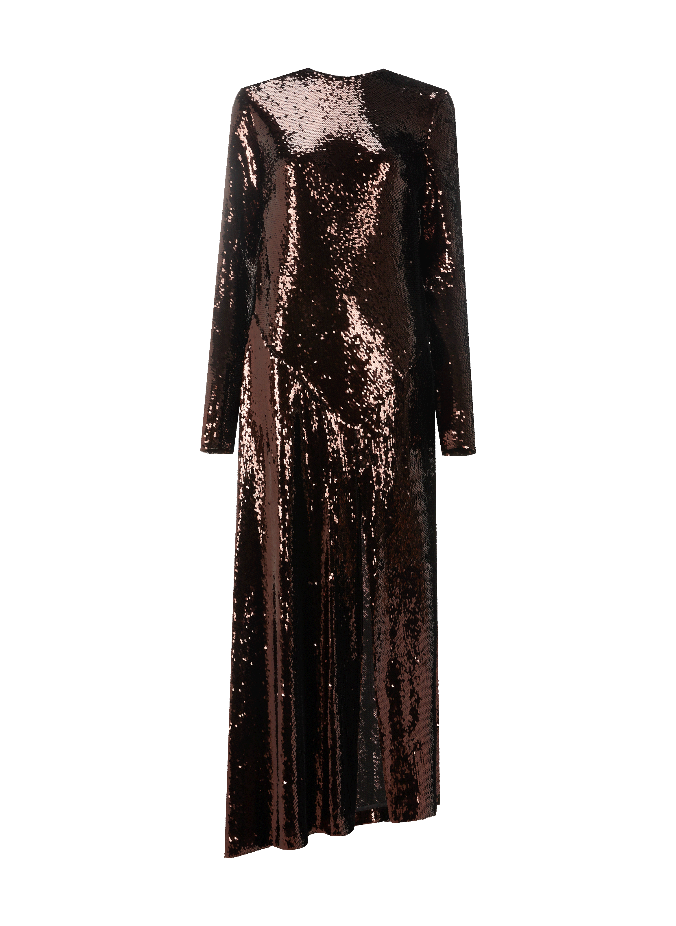 Robe asymétrique à paillettes