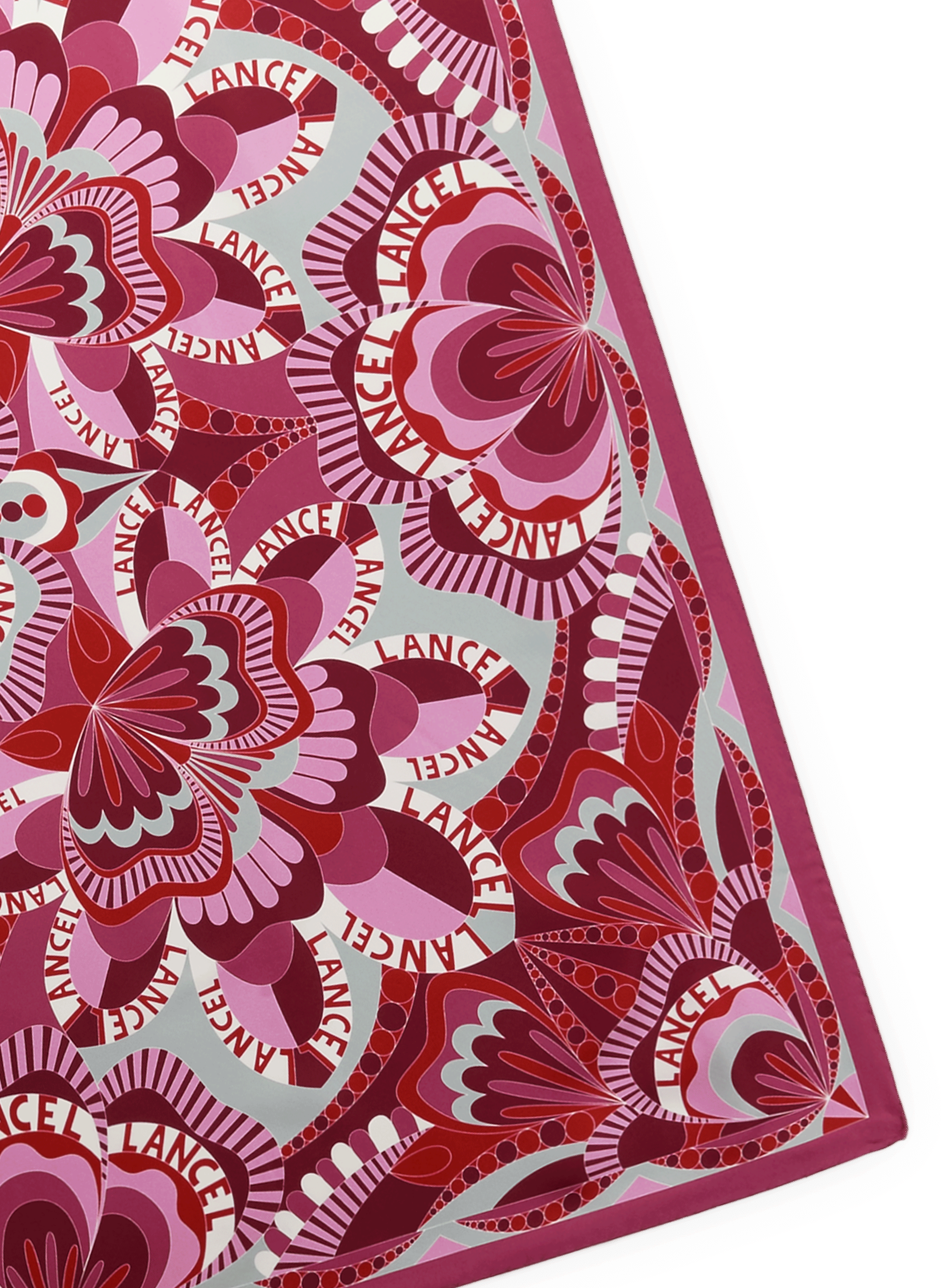 Foulard imprimé en soie