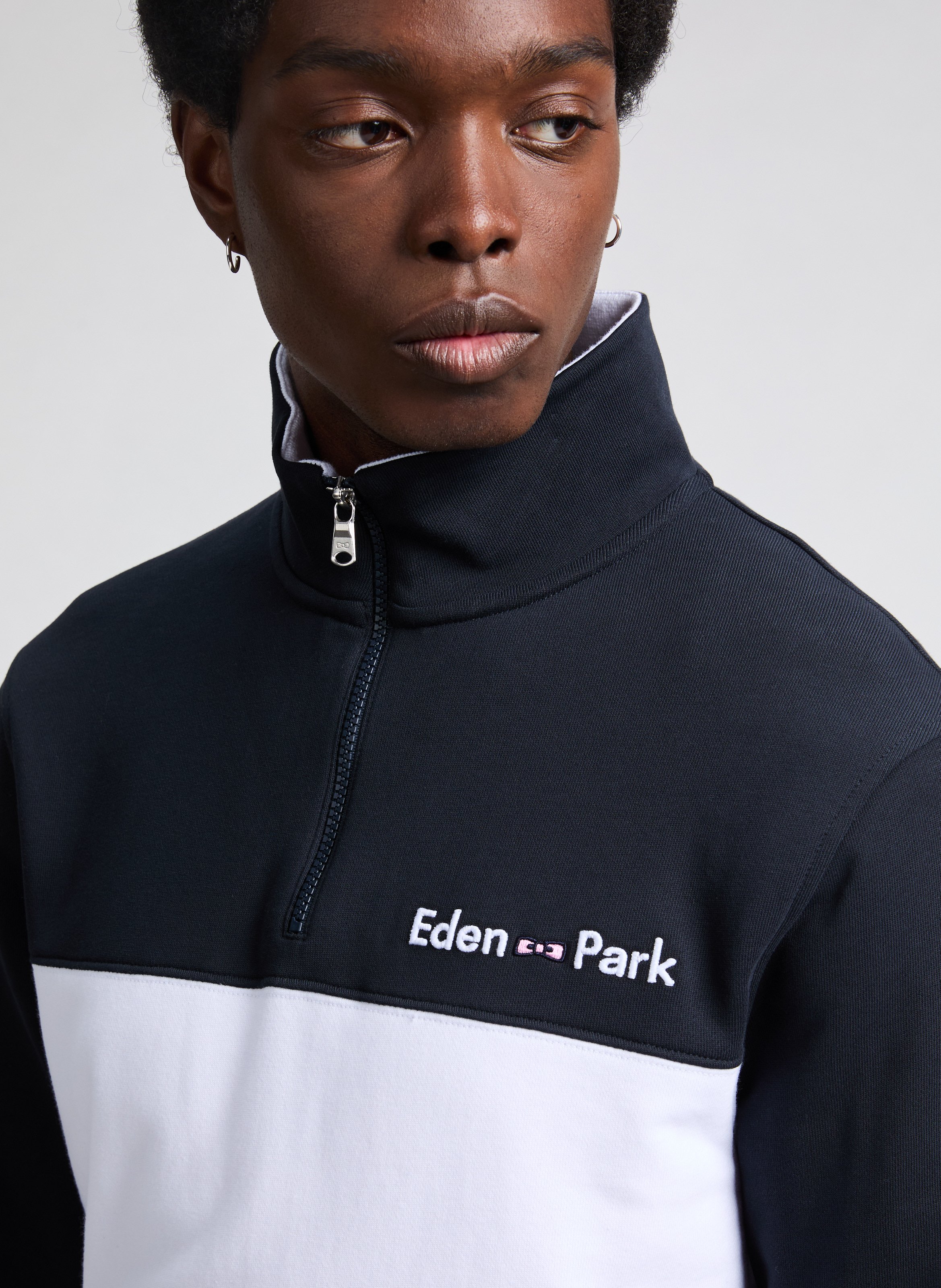Sweatshirt en coton EDEN PARK Blanc