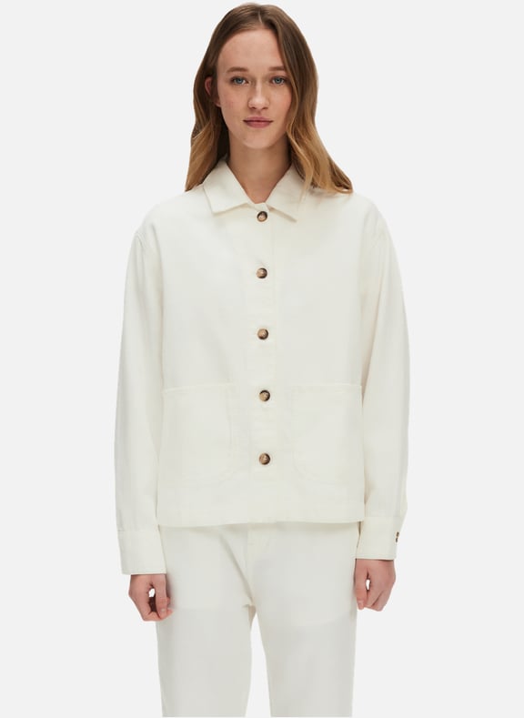 Surchemise en coton et lin - ronja Beige by PABLO PABLO Surchemise en coton et lin - ronja Beige