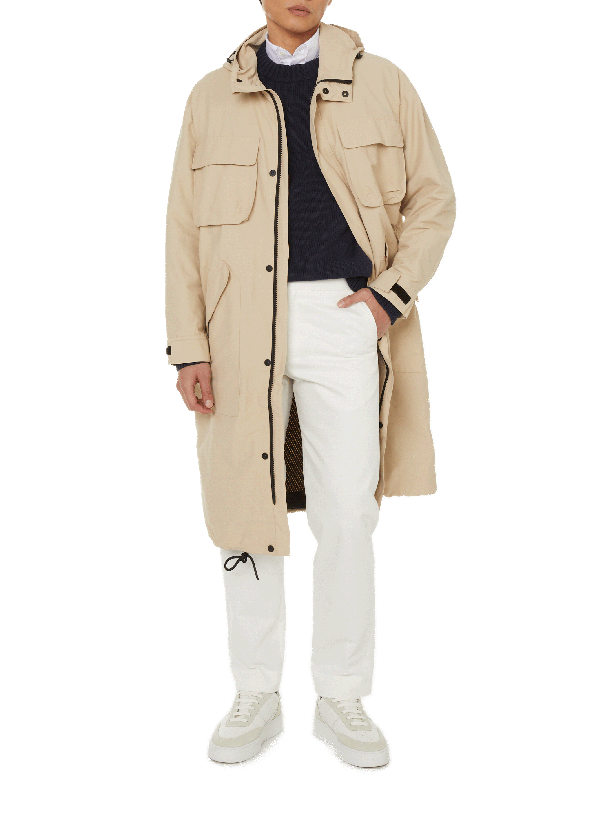 Parka longues en coton mélangé  SAISON 1865 Beige