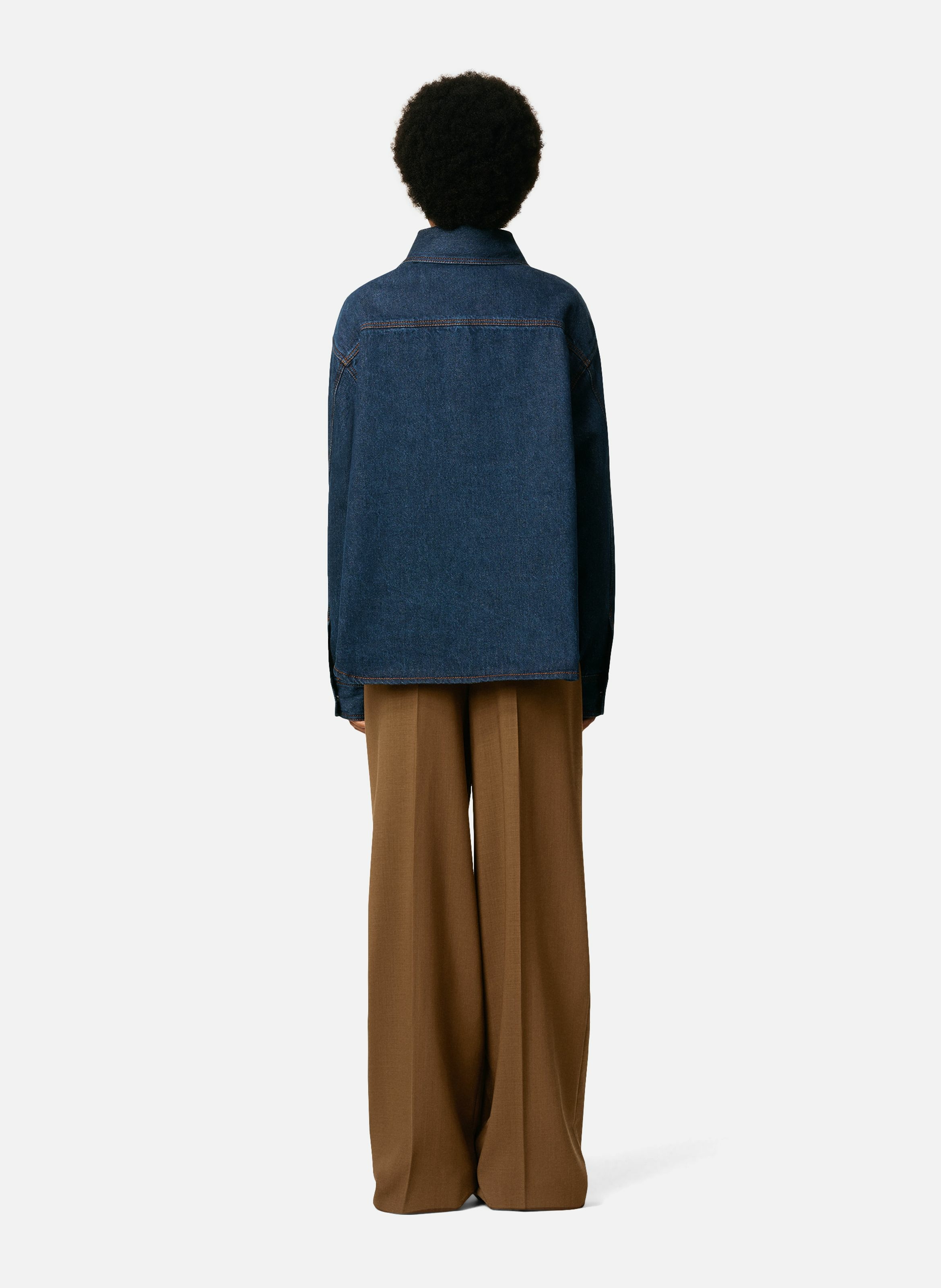 Surchemise ami de coeur en coton unisexe AMI PARIS Bleu