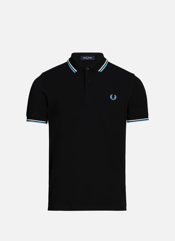 Cotton pique polo shirt Blue by FRED PERRY FRED PERRY Cotton pique polo shirt Blue