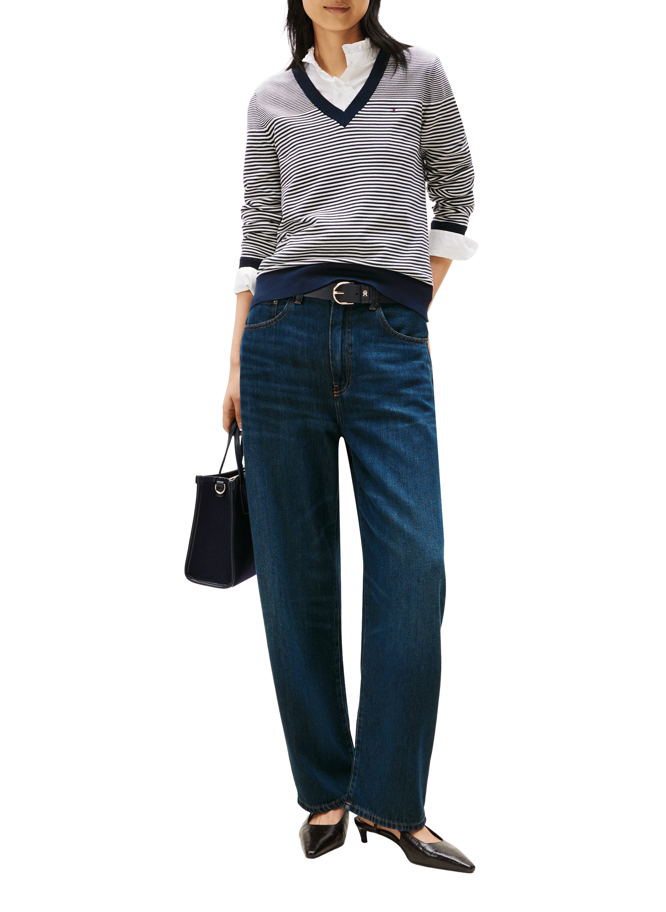 Pull à rayures  TOMMY HILFIGER Multicolore