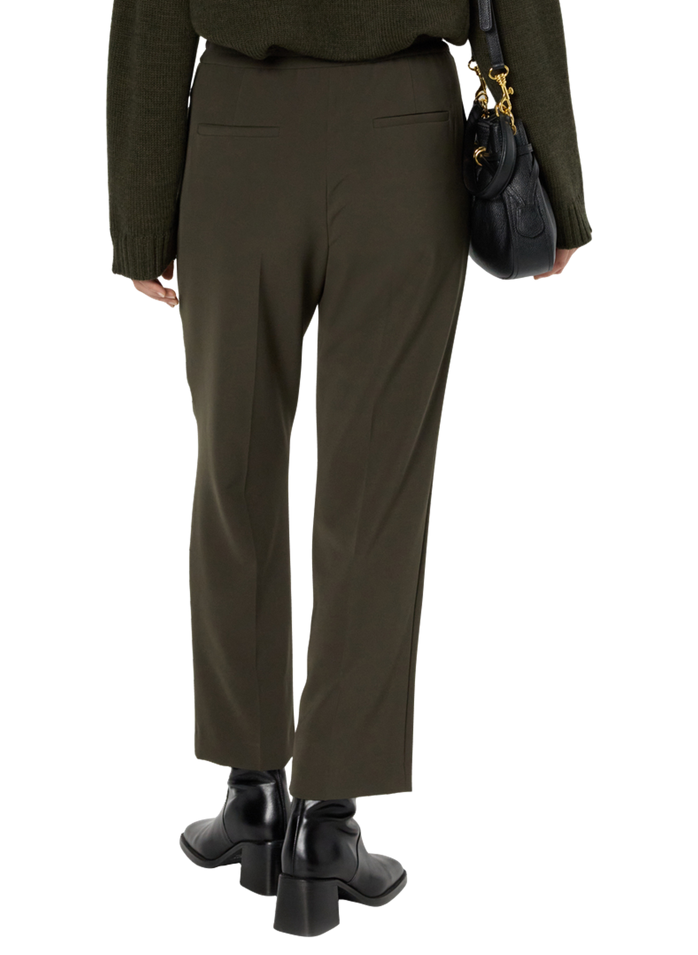 Pantalon droit dos élastiqué - clarael GERARD DAREL Vert