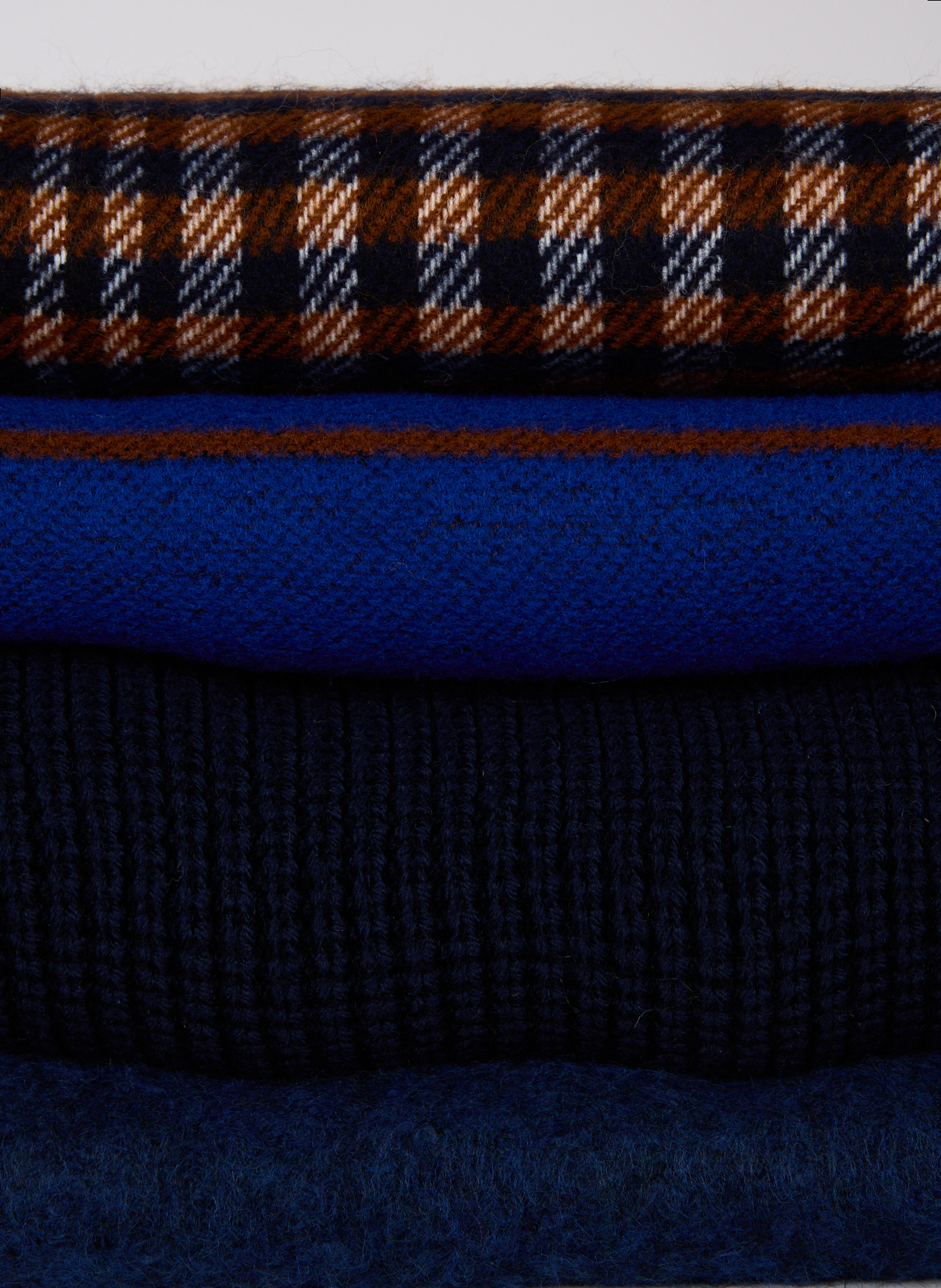 Plaid effet mohair AU PRINTEMPS PARIS Bleu