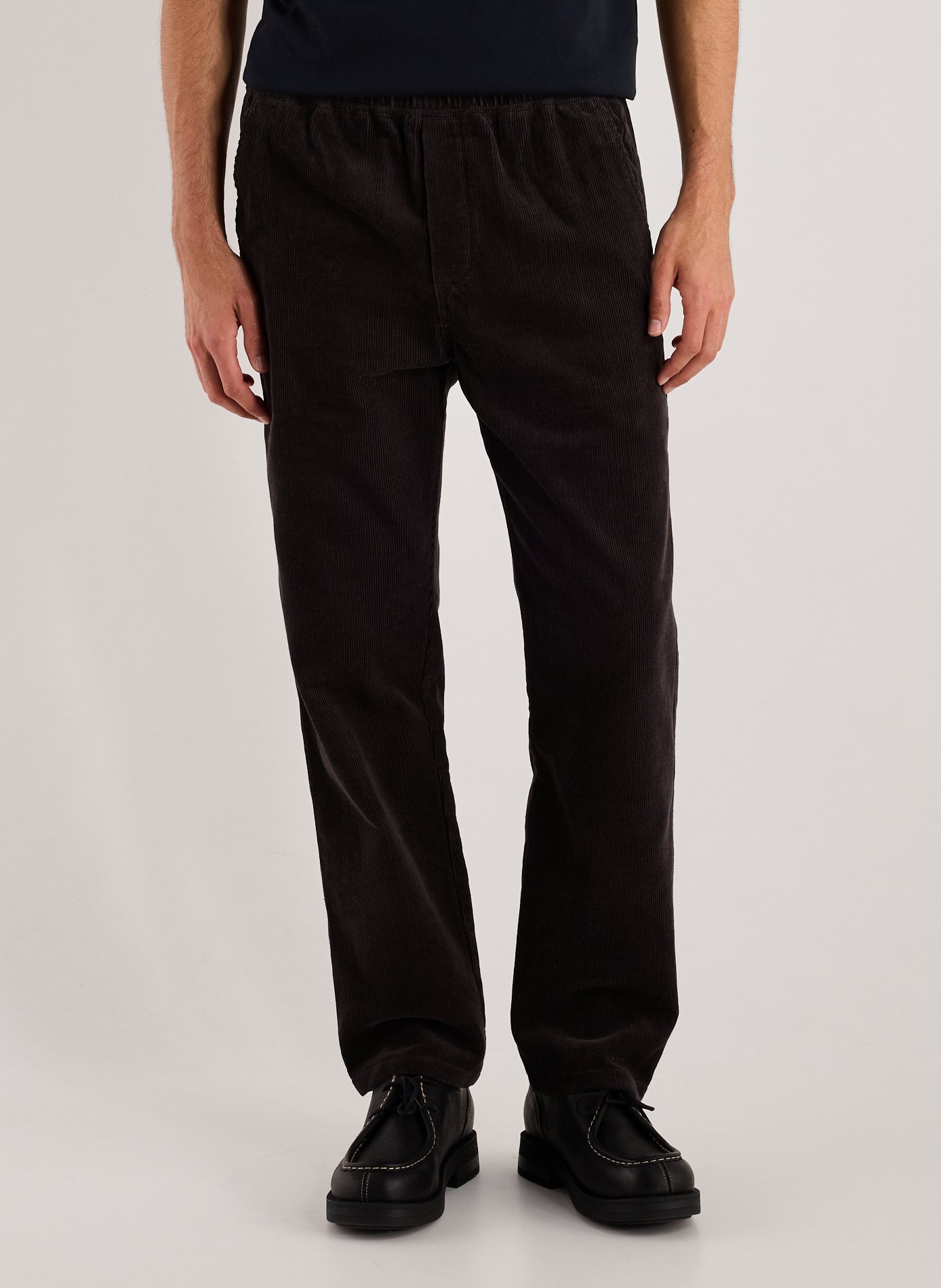 SAMSOE SAMSOE Straight corduroy cotton pants Grey