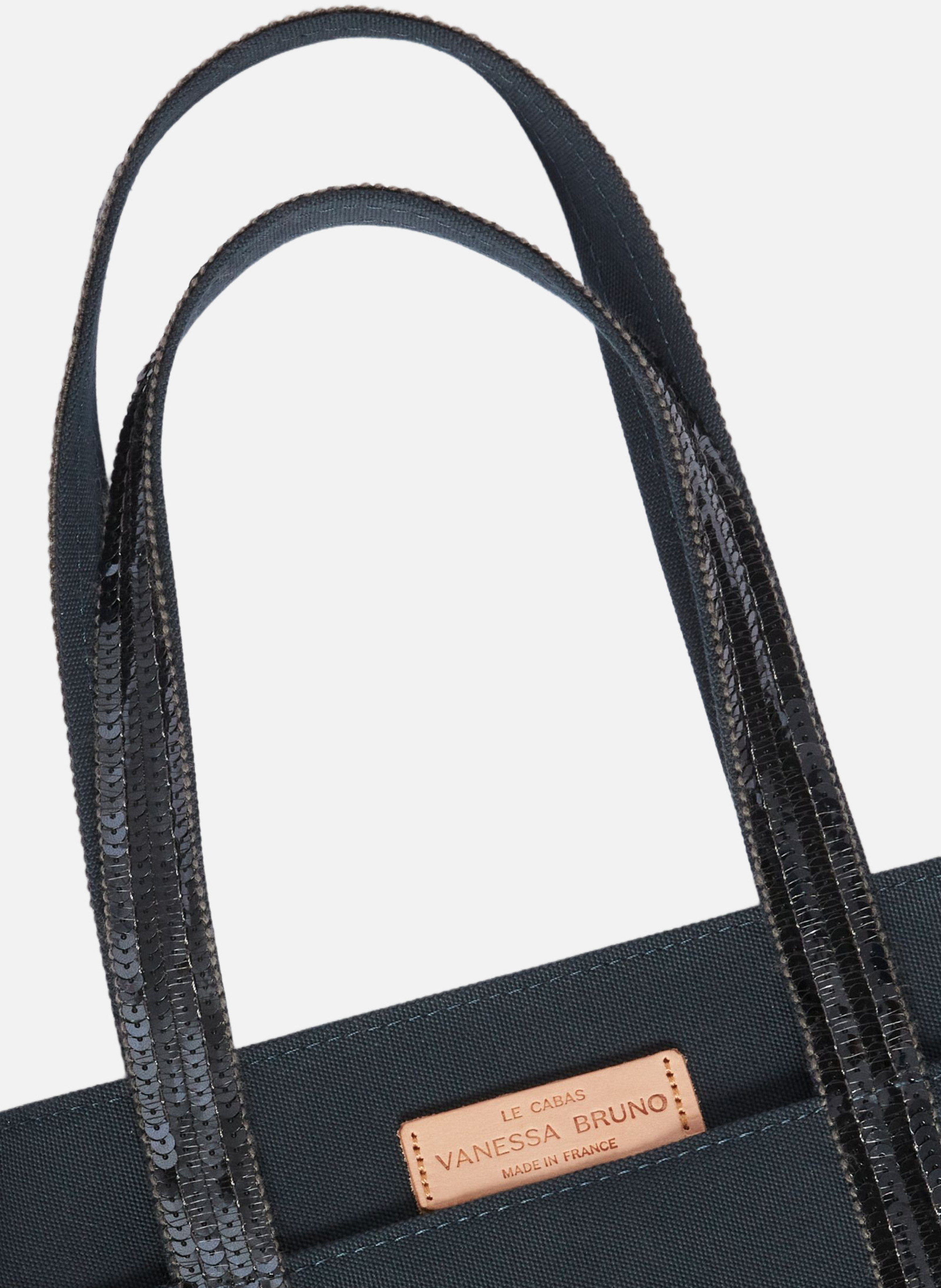 Cabas m zippé en toile VANESSA BRUNO Bleu